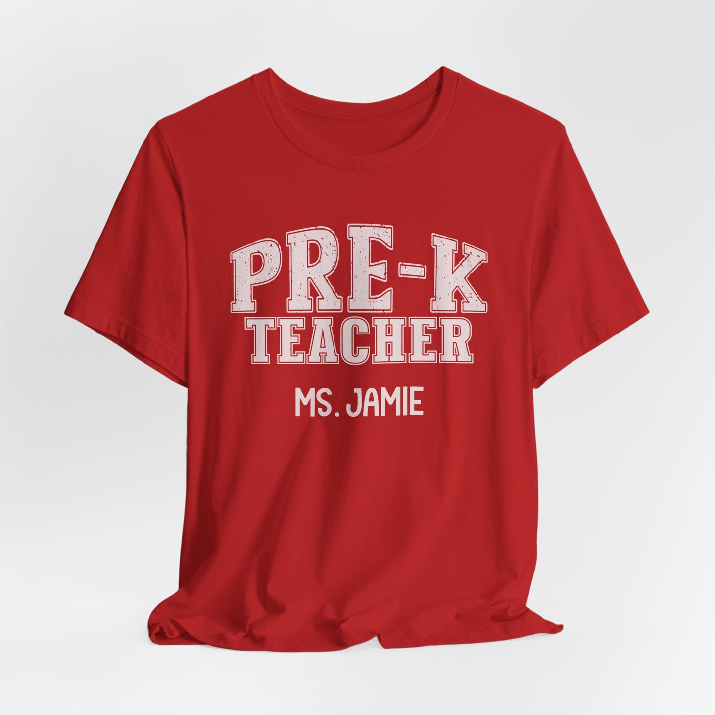 Custom Unisex Pre-K Teacher T-Shirt