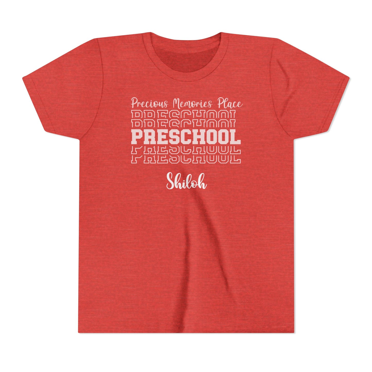 Custom Preschool Youth Tee - School Spirit Building Shirt
