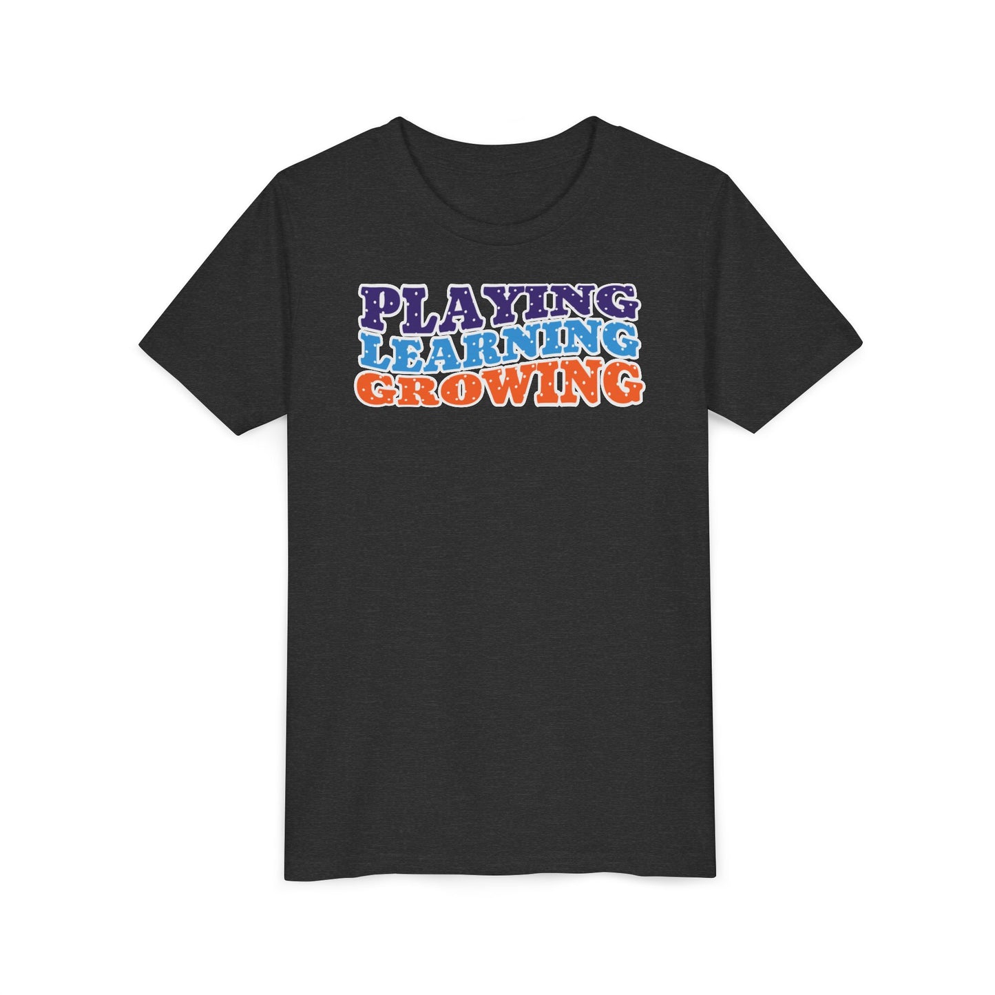 Custom Playing Learning Growing Youth T-Shirt
