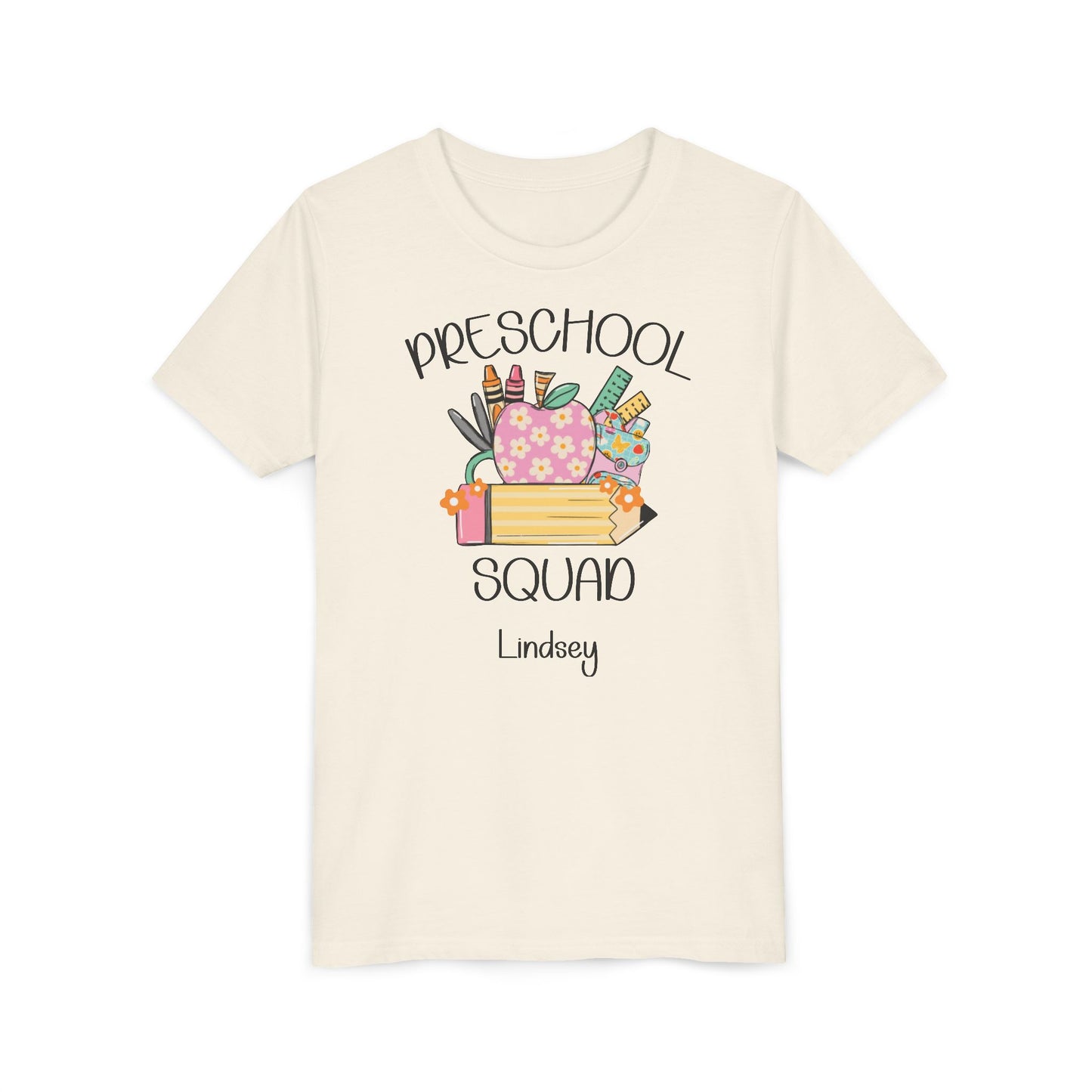 Custom Preschool Squad Youth T-Shirt