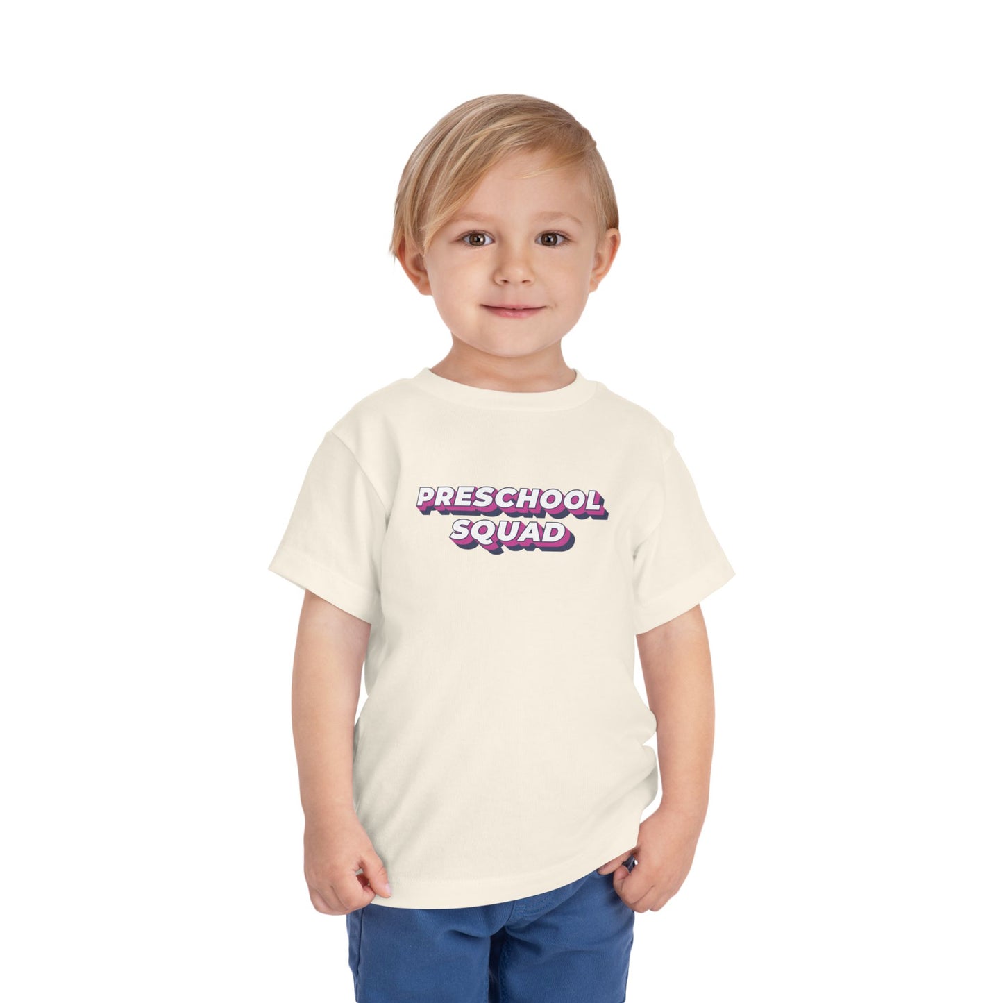 Custom Layered Preschool Squad Toddler T-Shirt