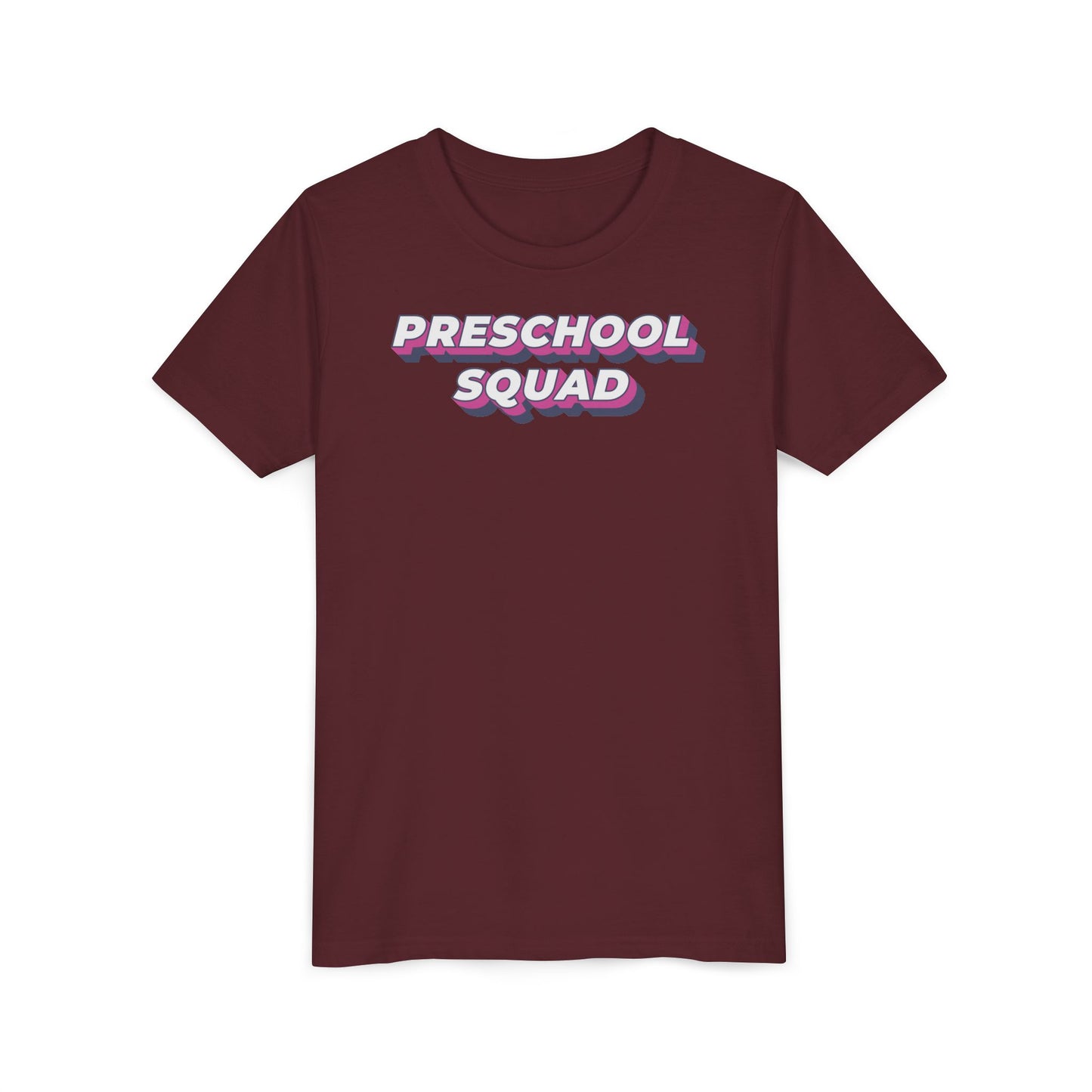 Custom Layered Preschool Squad Youth T-Shirt