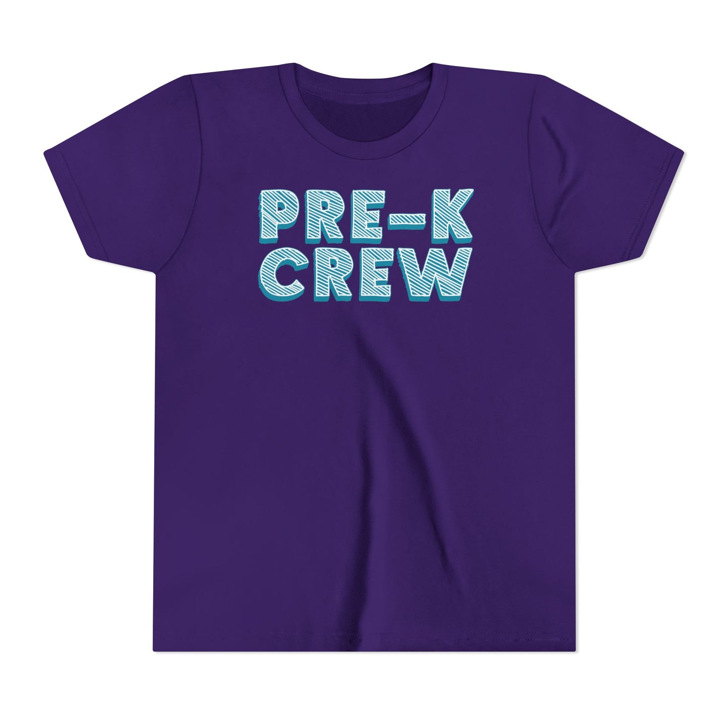 Custom Crossed Out Pre-K Crew Youth T-Shirt