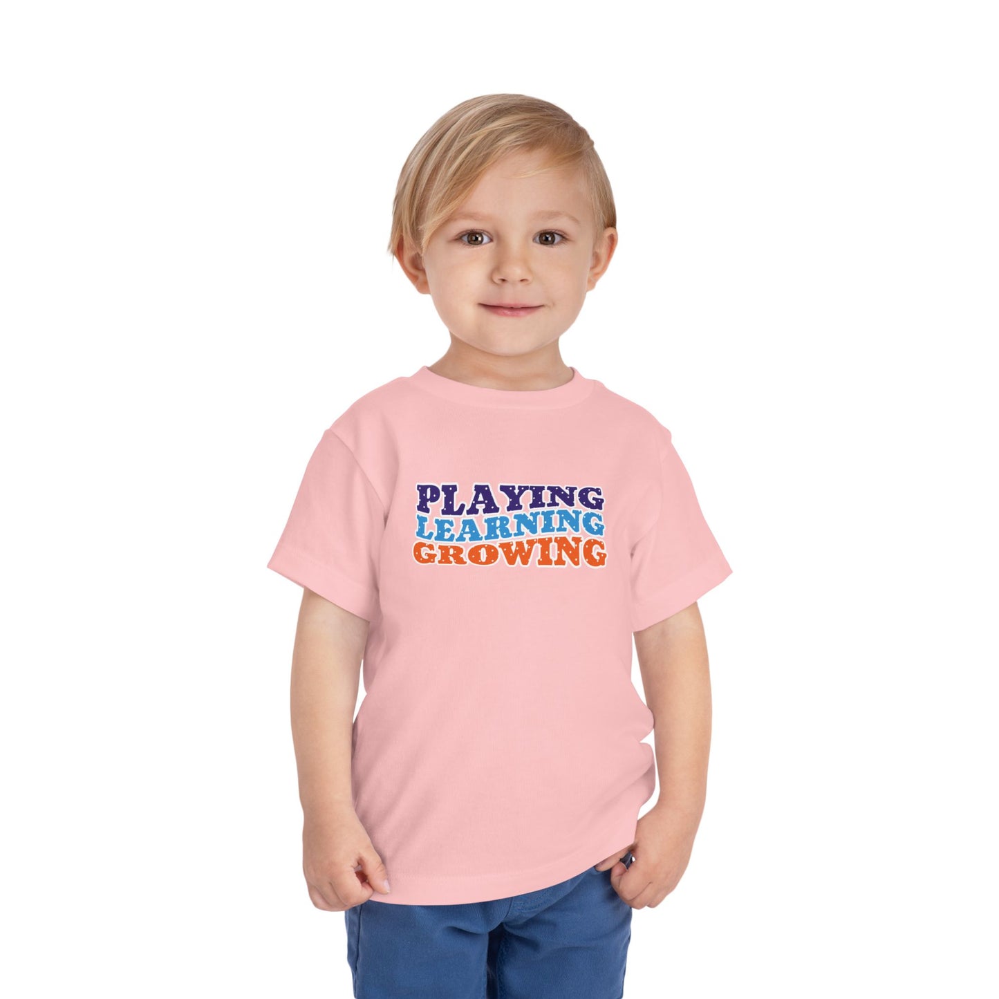 Custom Playing Learning Growing Toddler T-Shirt