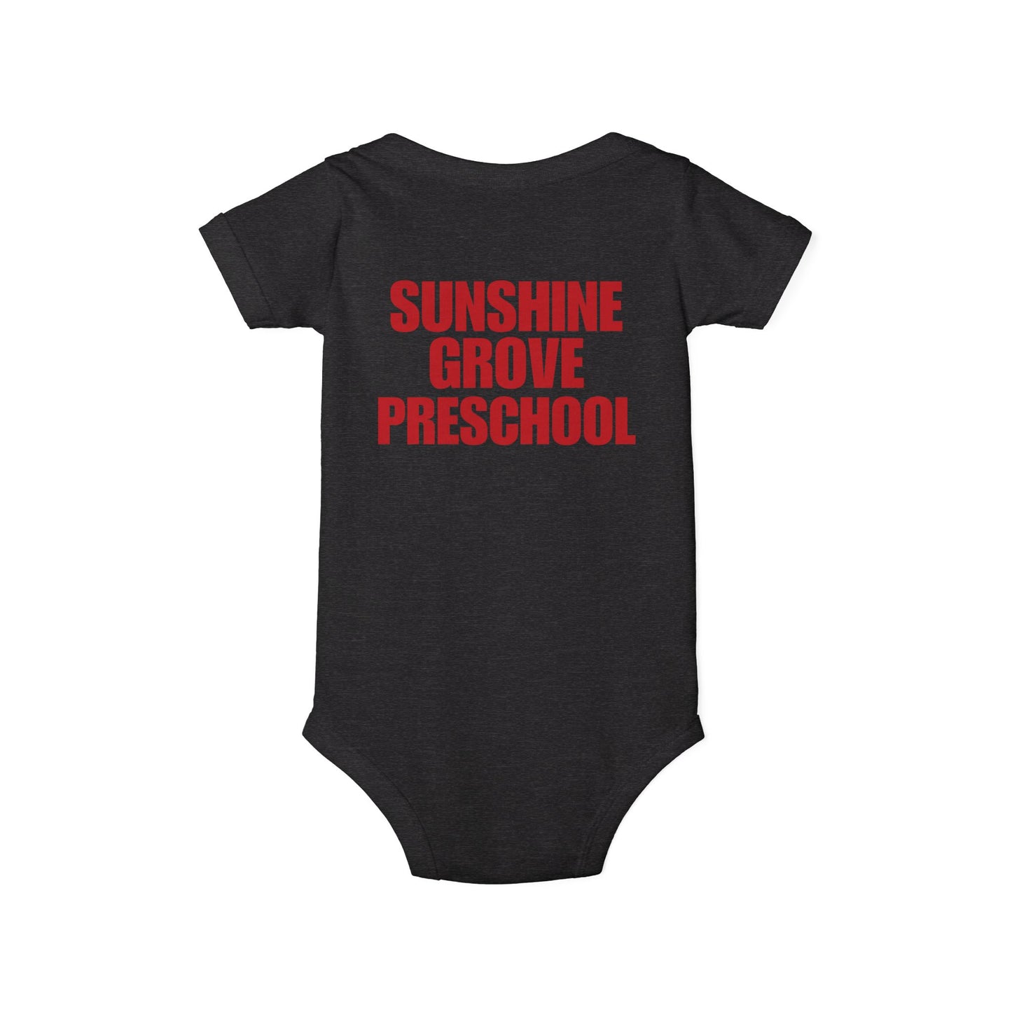 Custom Preschool Giraffe with Books Infant Jersey One Piece