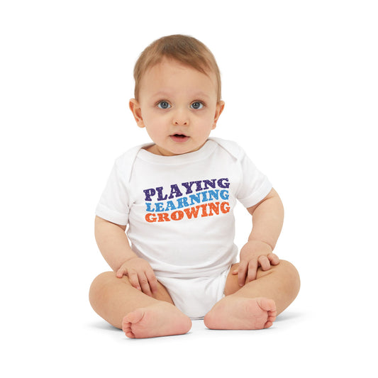 Custom Playing Learning Growing Infant Jersey One Piece