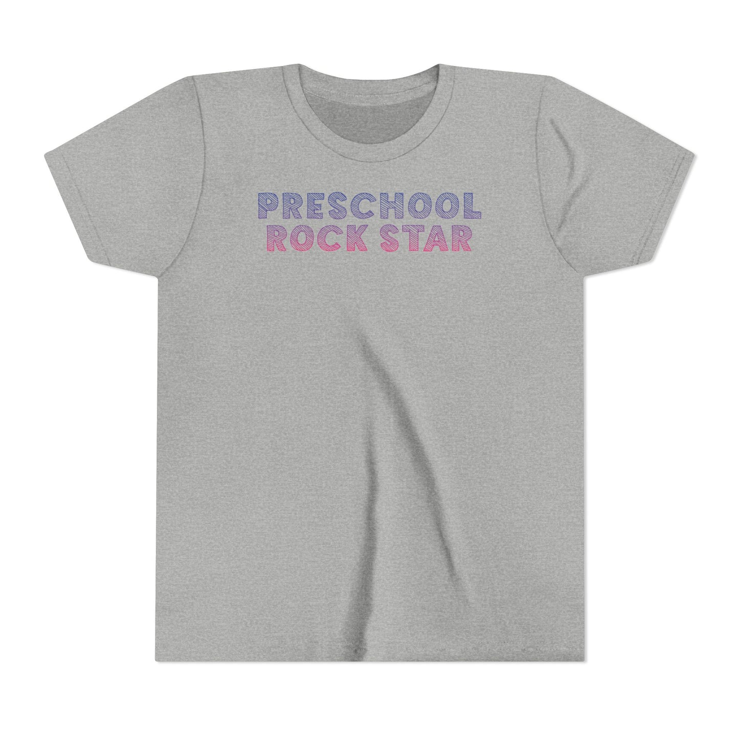 Custom Lined Preschool Rock Stars Youth T-Shirt