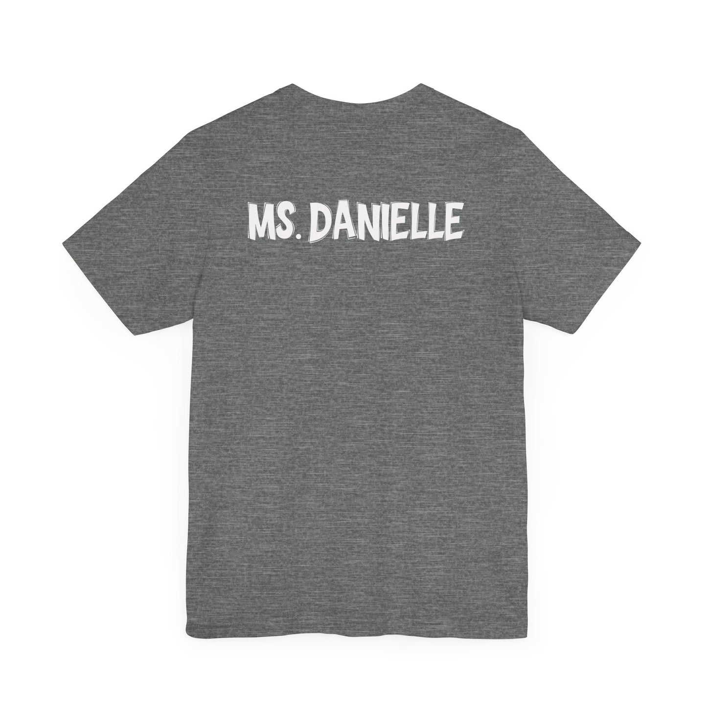 Custom Unisex School Name Outlined T-Shirt