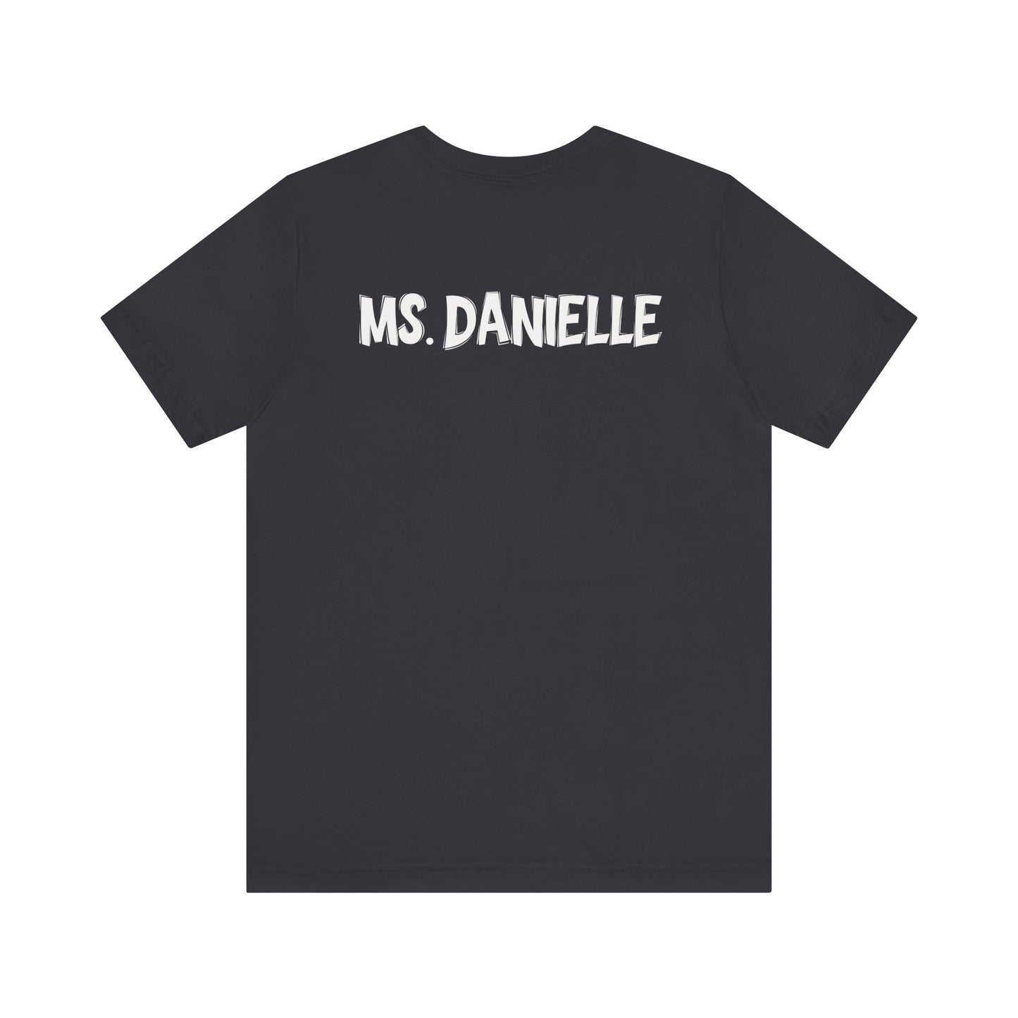 Custom Unisex School Name Outlined T-Shirt