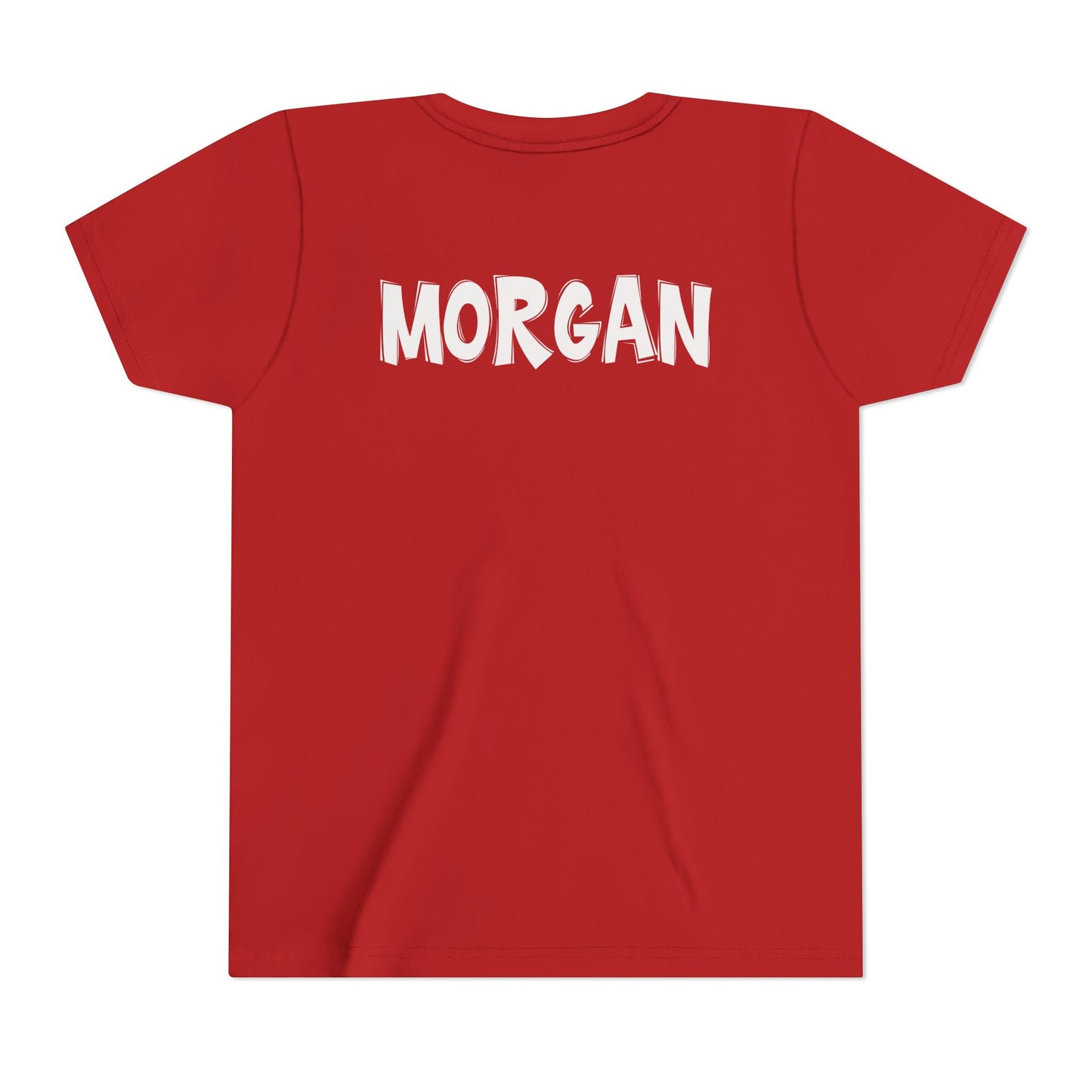 Custom School Name Youth Outlined T-Shirt