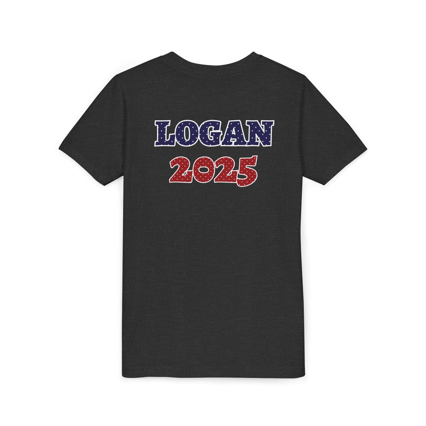 Custom Polka Dot Preschool Crew Youth T-Shirt