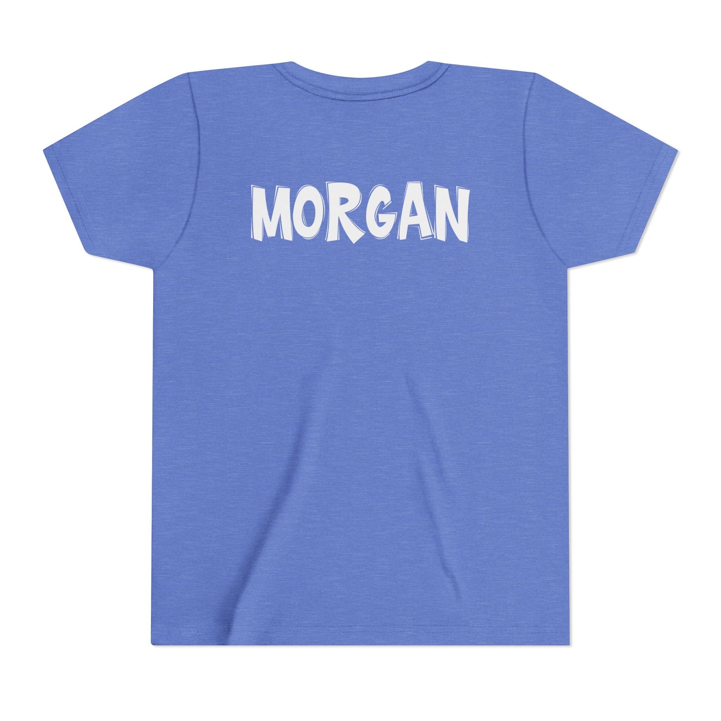 Custom School Name Youth Outlined T-Shirt