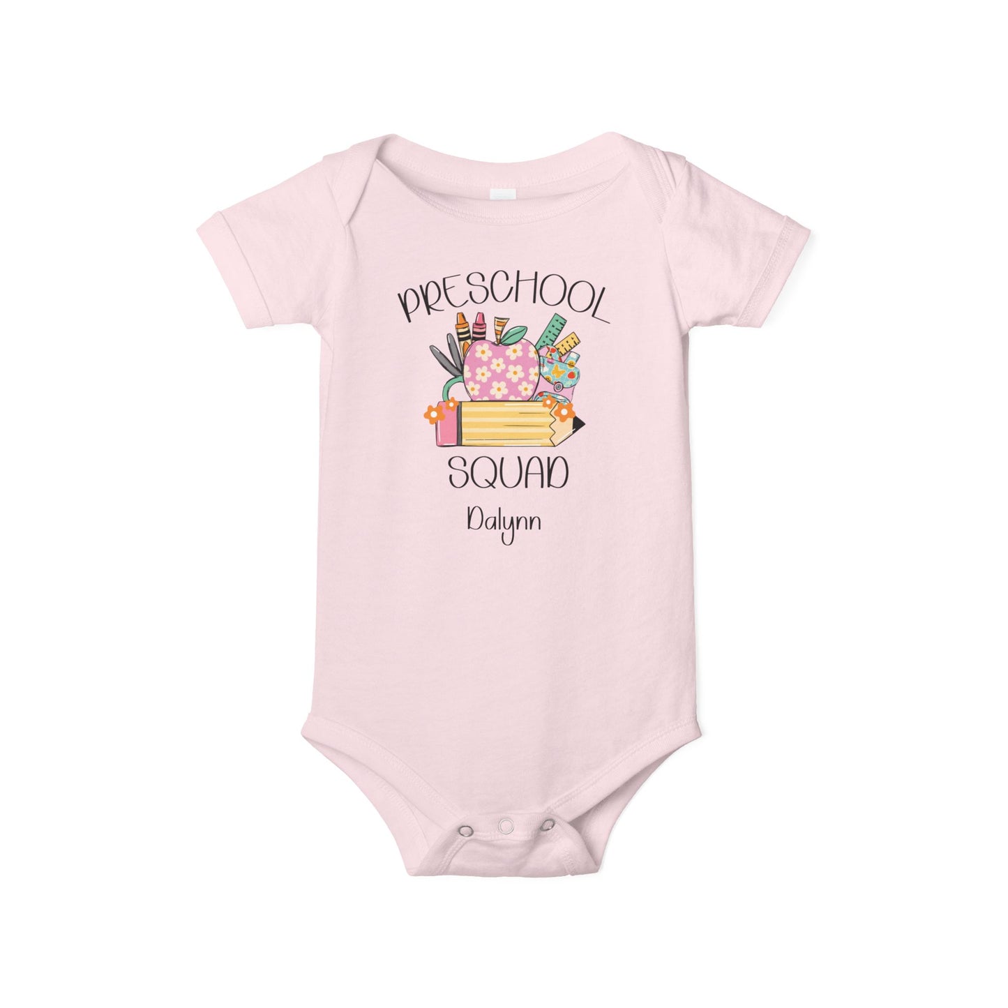 Custom Preschool Squad Infant Jersey One Piece