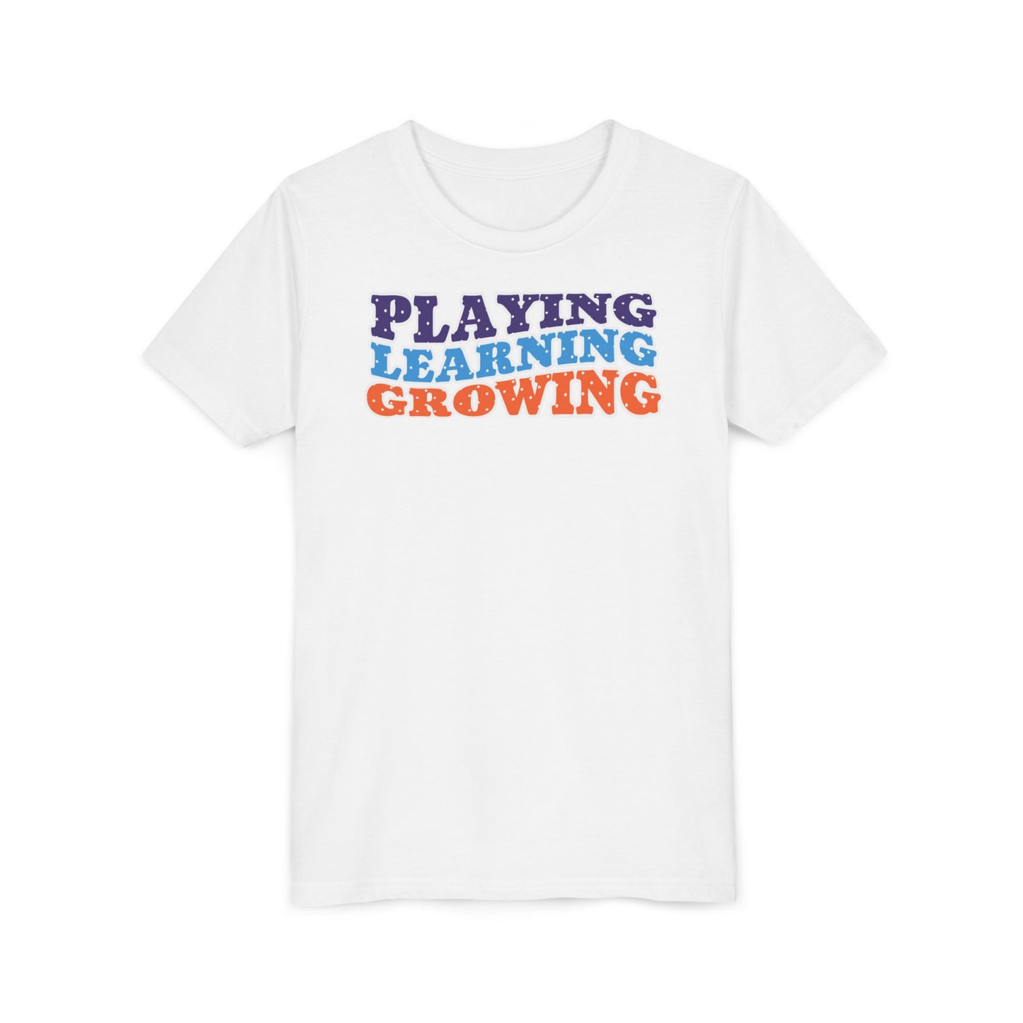 Custom Playing Learning Growing Youth T-Shirt