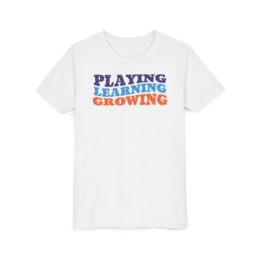 Custom Playing Learning Growing Youth T-Shirt