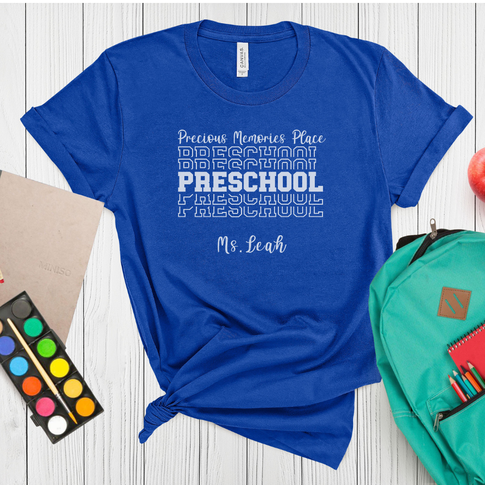 Custom Unisex Preschool Name T-Shirt