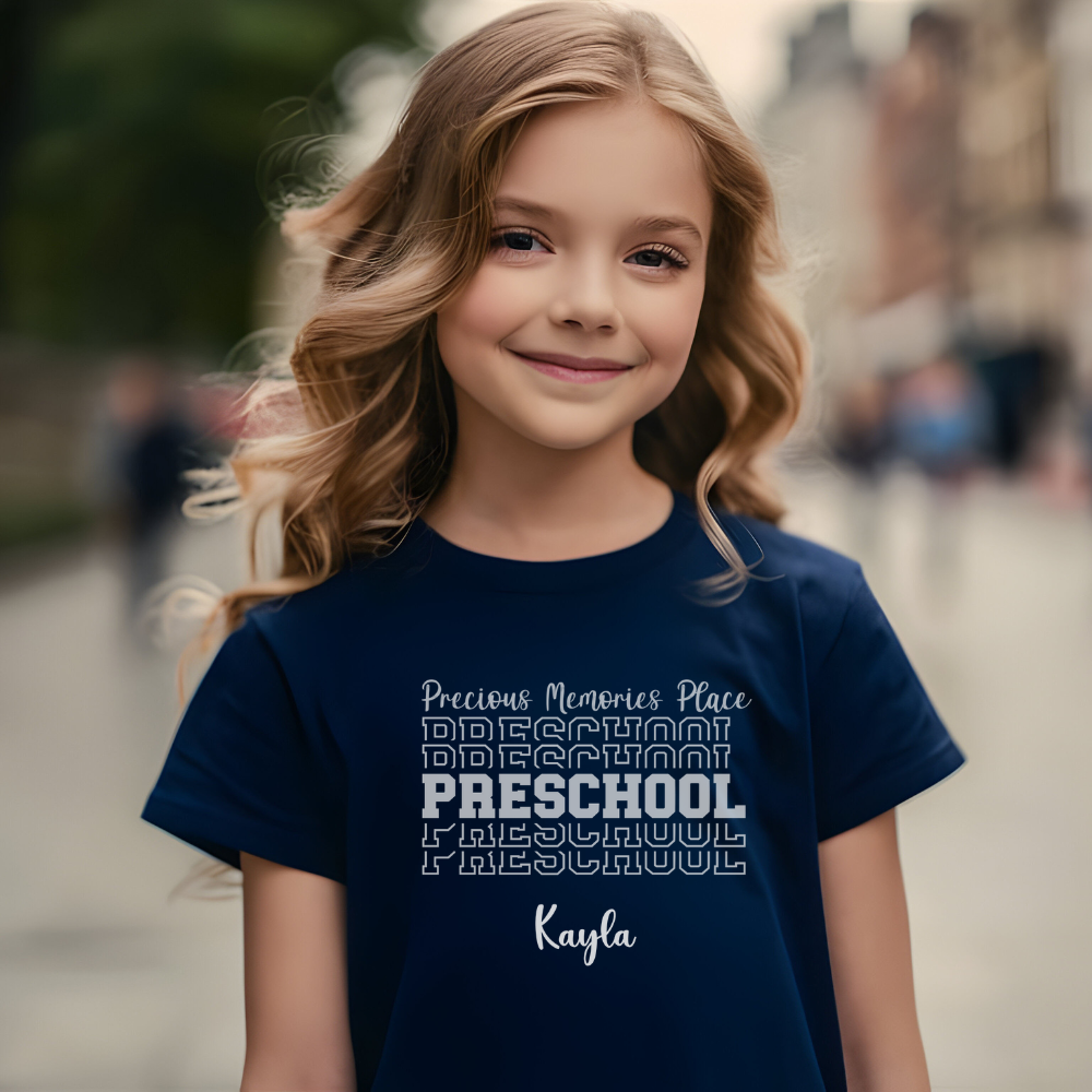 Custom Youth Preschool Name T-Shirt