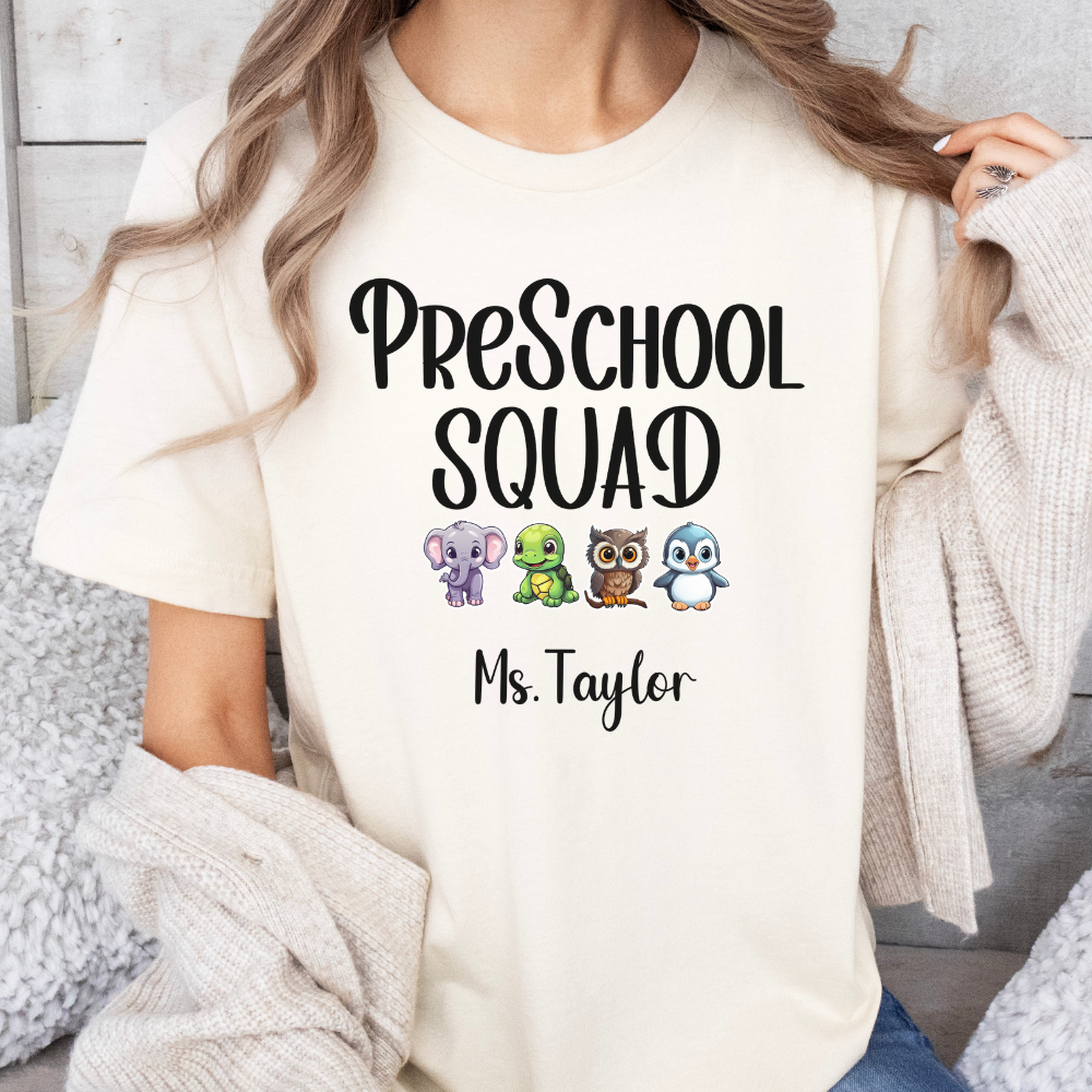 Custom Unisex PreSchool Squad T-Shirt