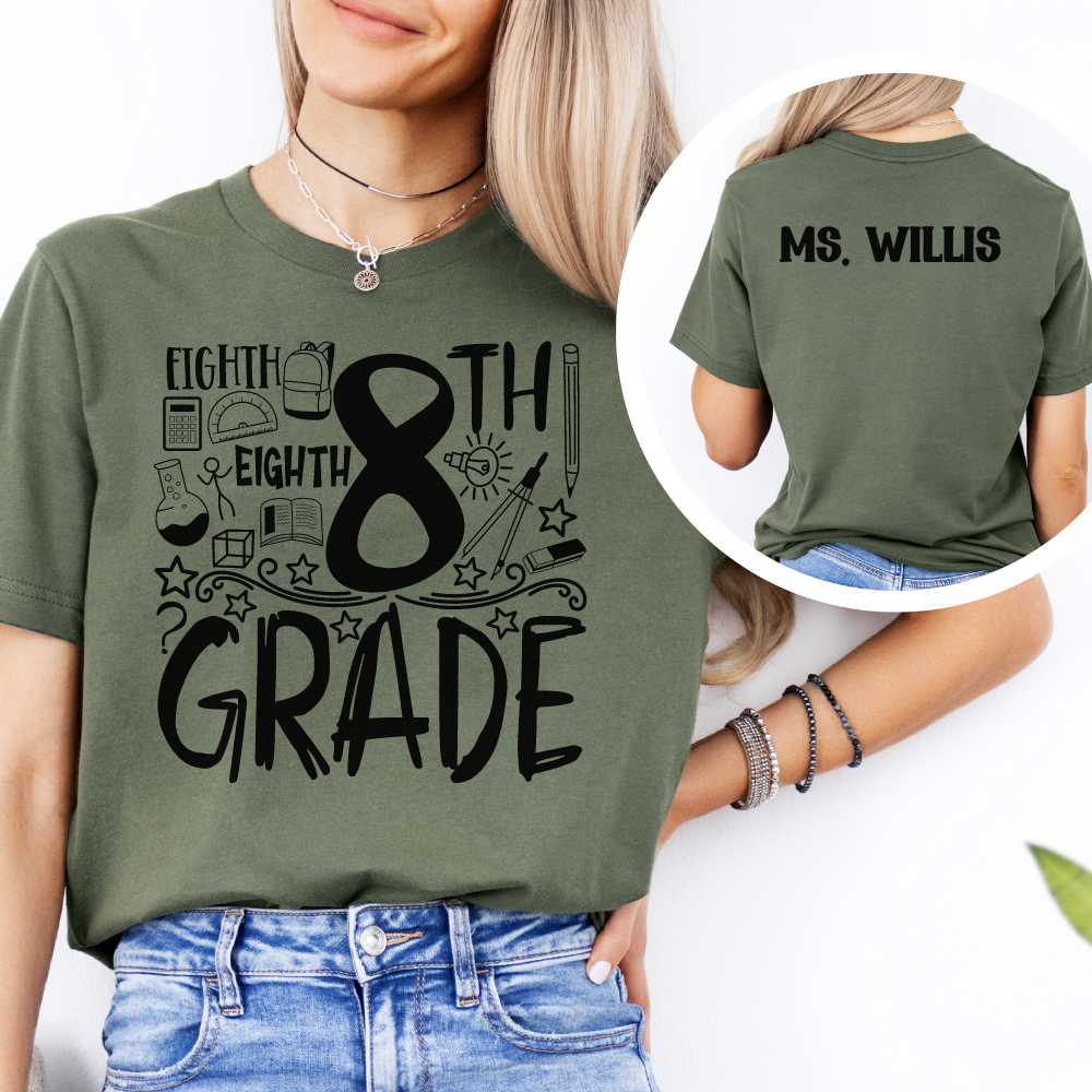 Custom Unisex 8th Grade T-Shirt