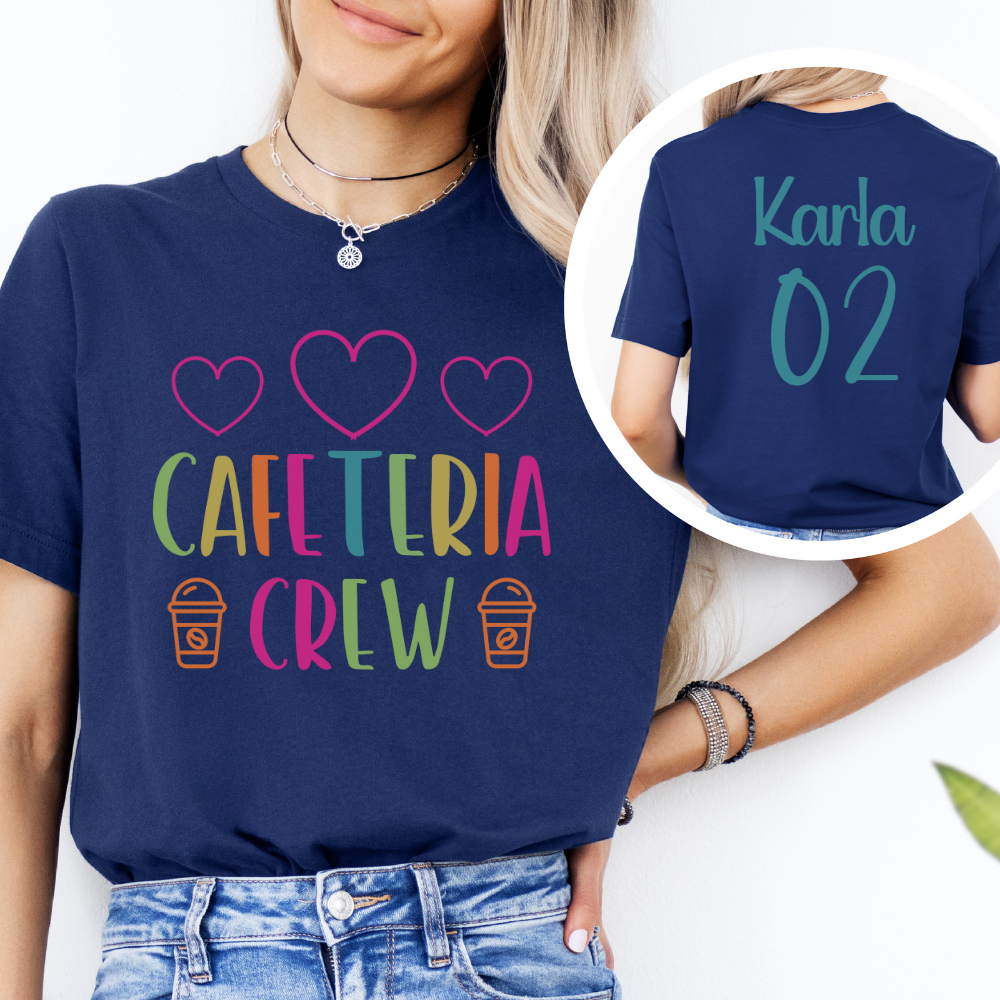 Custom Unisex Cafeteria Crew T-shirt