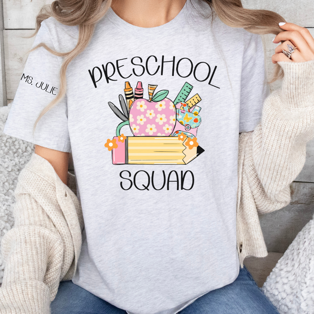 Custom Unisex Preschool Squad T-Shirt