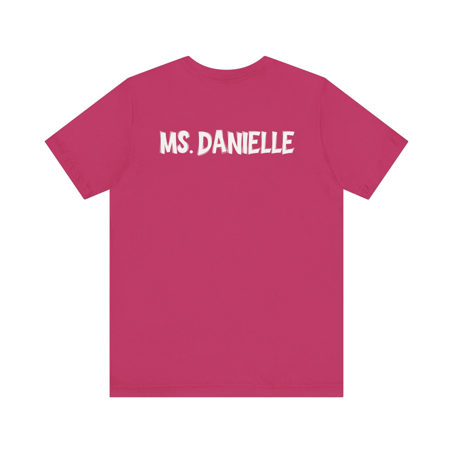 Custom Unisex School Name Outlined T-Shirt