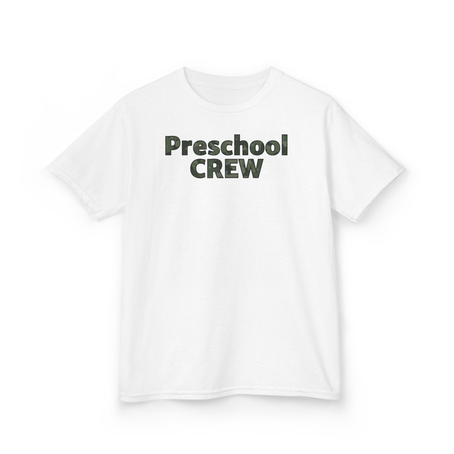 Custom Military Pront Preschool Crew Tee for Kids - Class of 2025