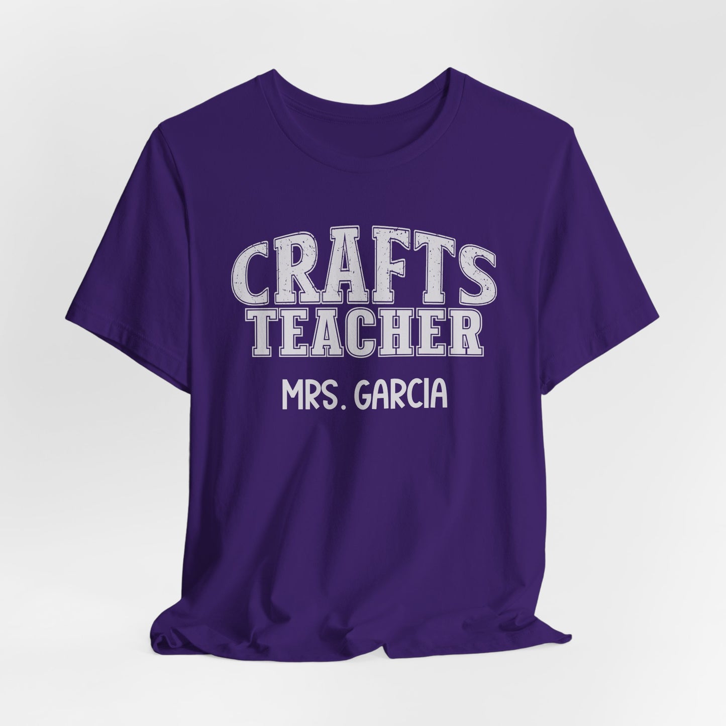 Custom Unisex Crafts Teacher T-Shirt