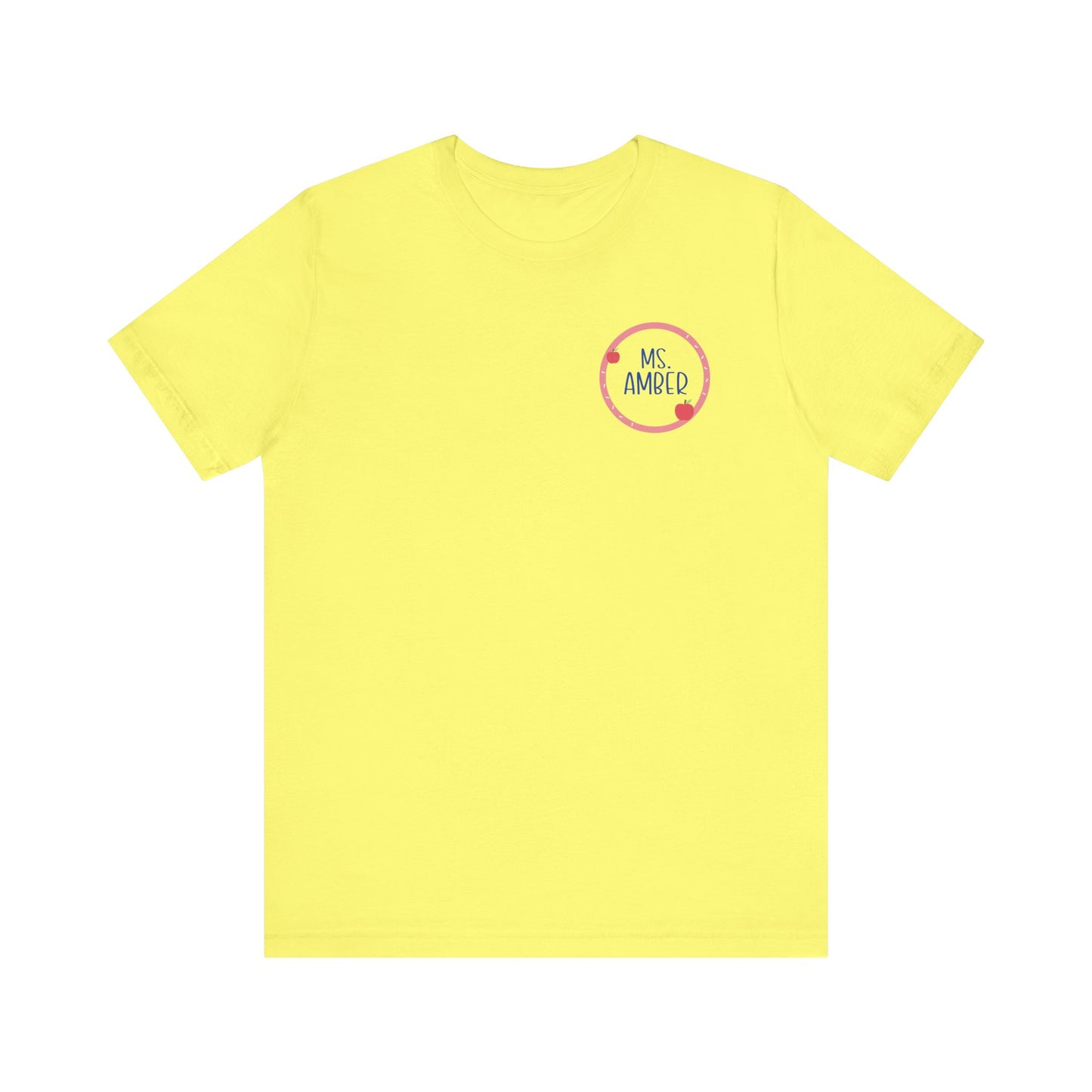 Custom Unisex Apple Circle T-Shirt