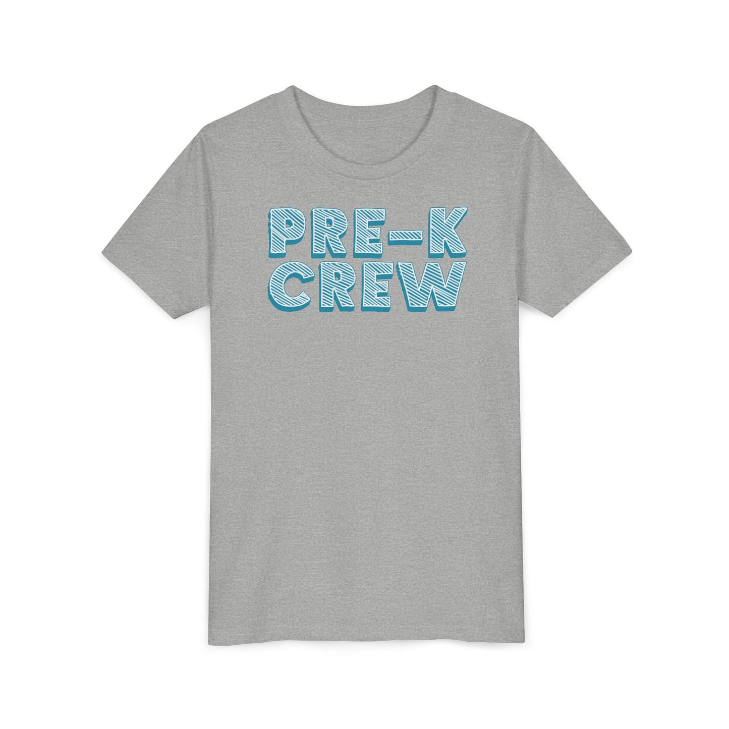 Custom Crossed Out Pre-K Crew Youth T-Shirt