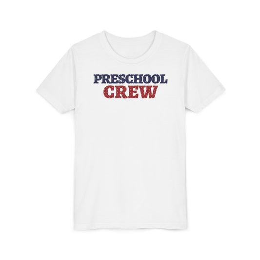 Custom Polka Dot Preschool Crew Youth T-Shirt