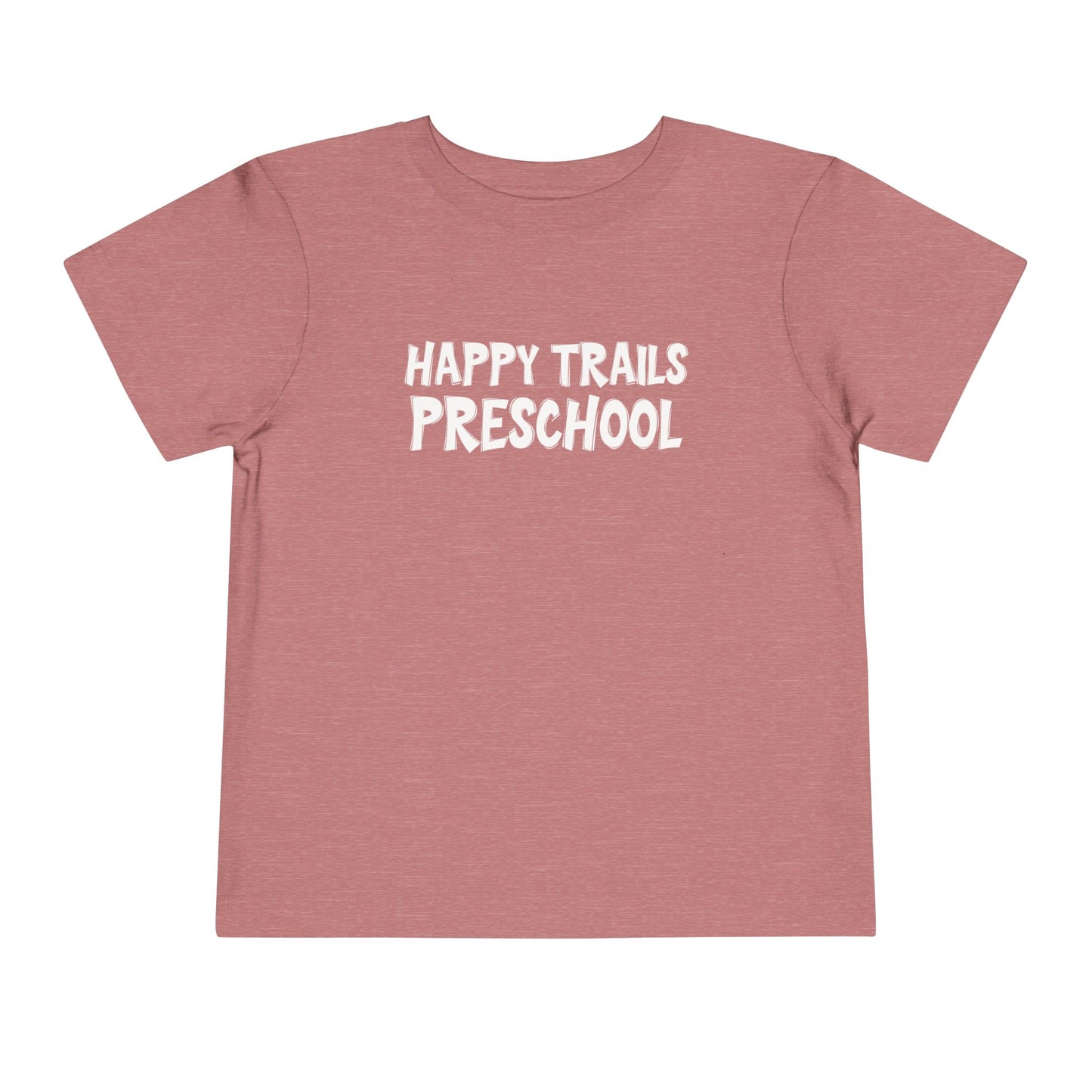 Custom School Name Toddler Outlined T-Shirt