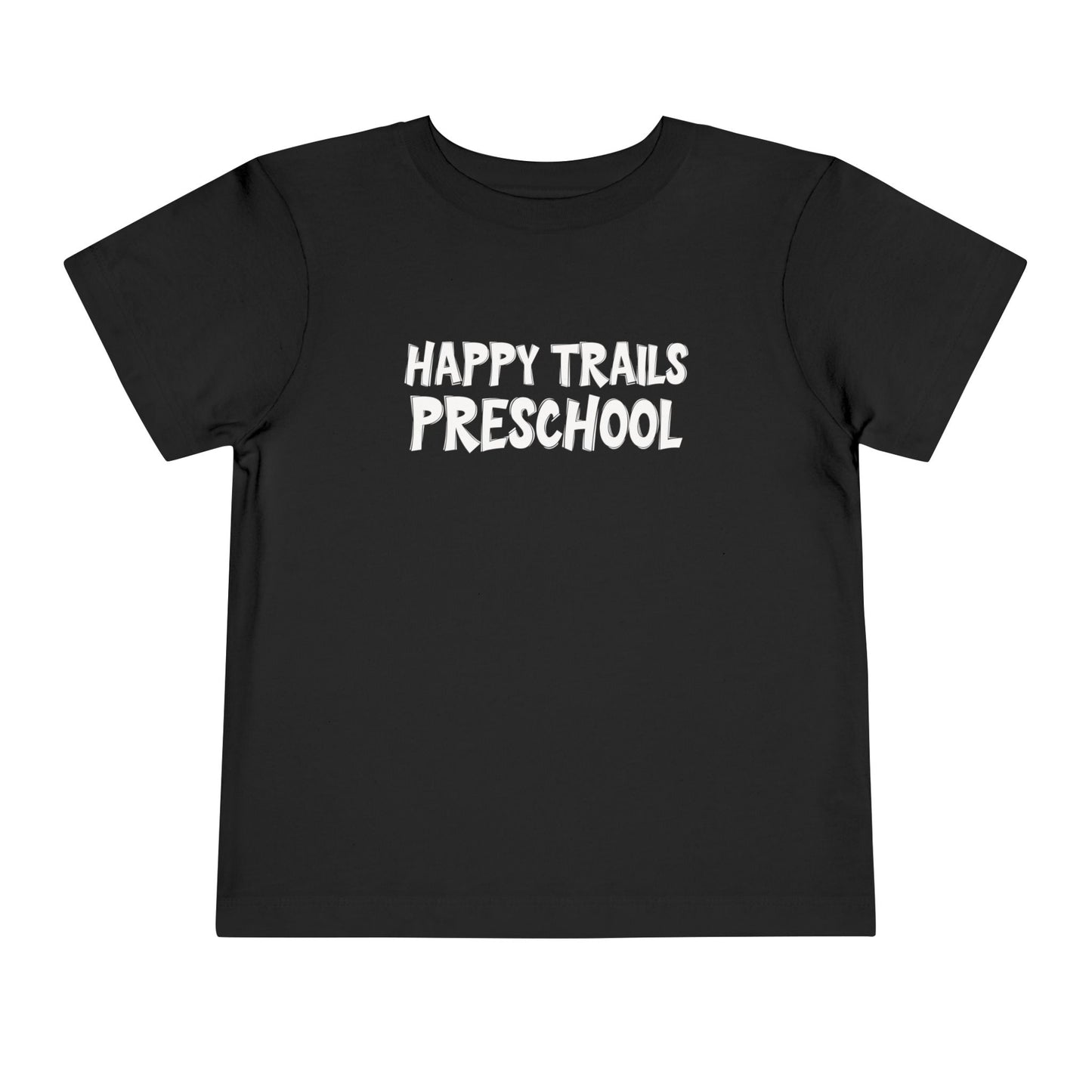 Custom School Name Toddler Outlined T-Shirt