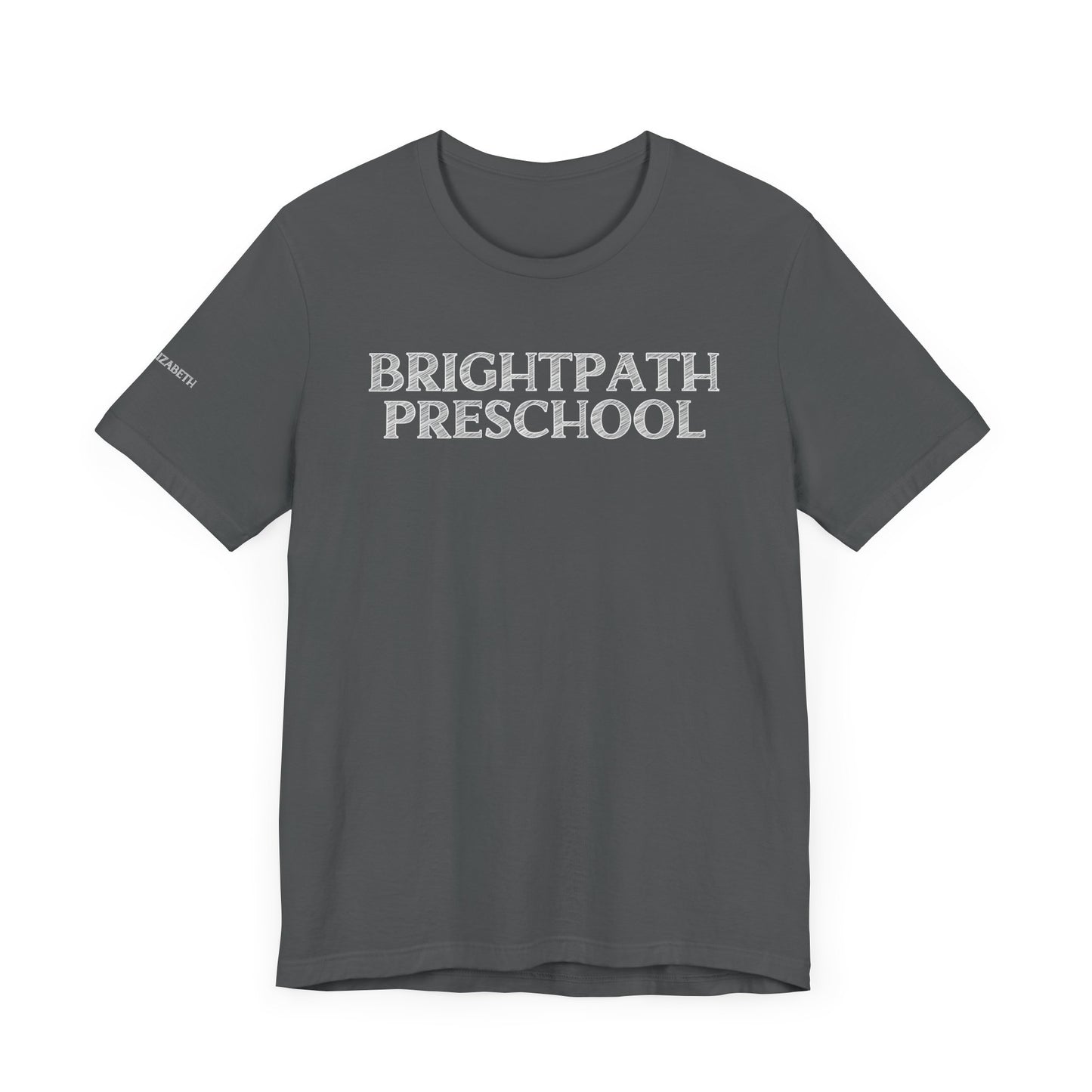 Custom Unisex Shaded School Name T-Shirt