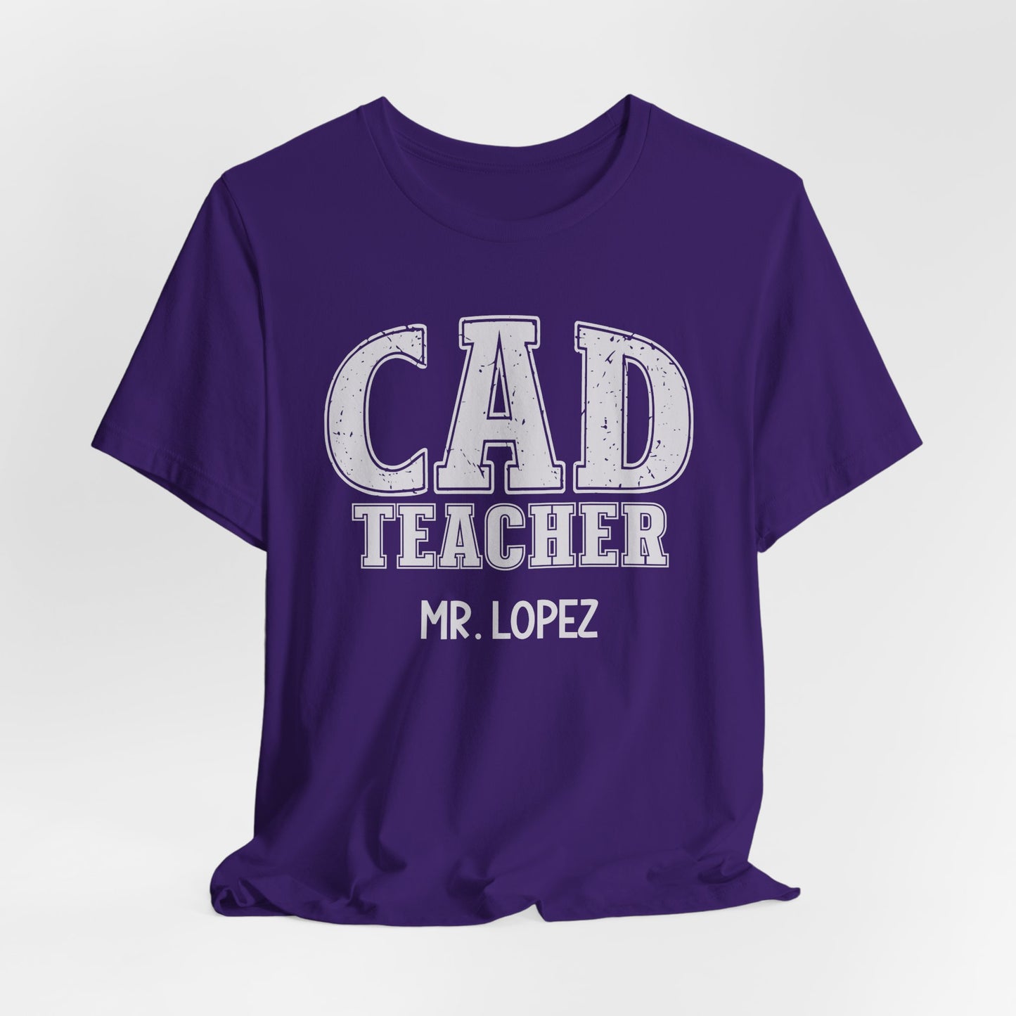 Custom Unisex CAD Teacher T-Shirt
