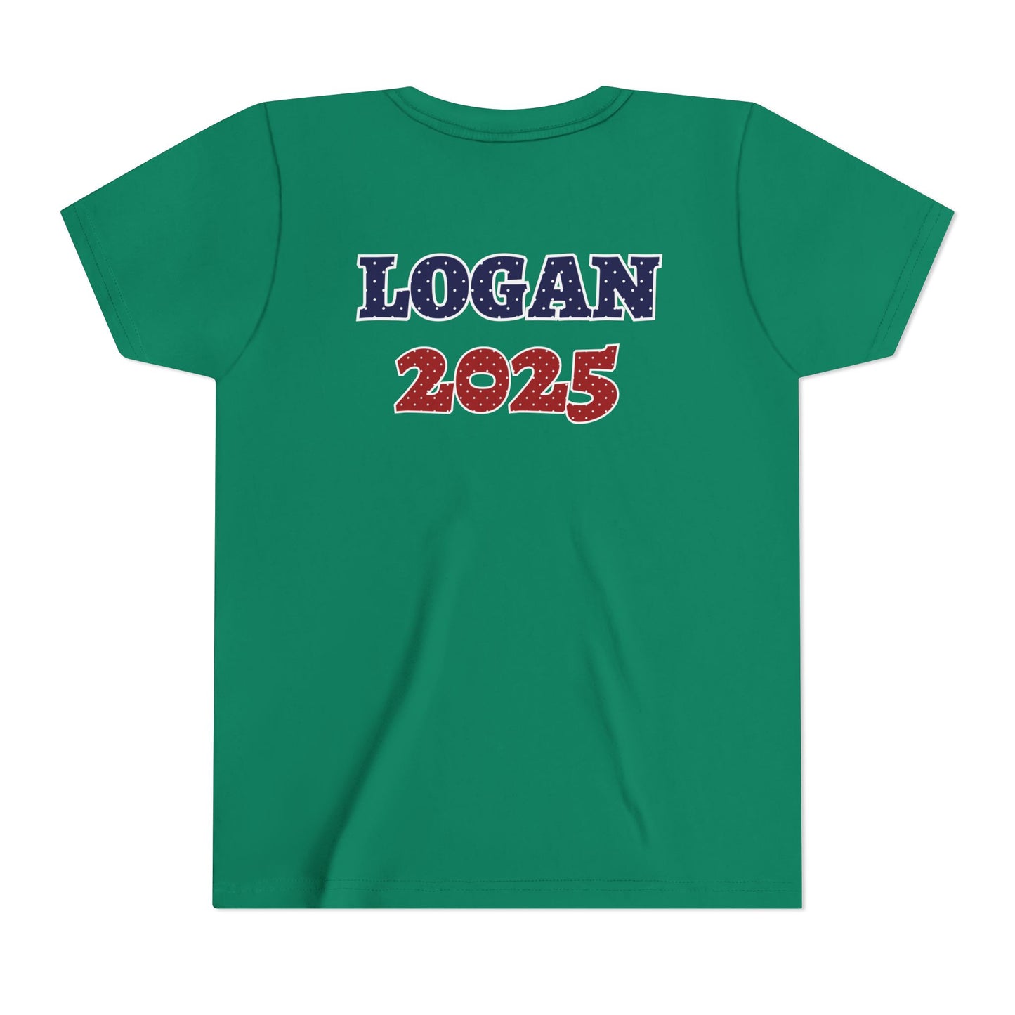 Custom Polka Dot Preschool Crew Youth T-Shirt