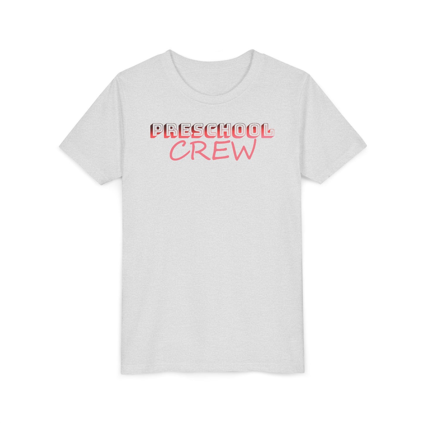Personalized Preschool Crew Youth Tee - Cute Customizable Kids Shirt