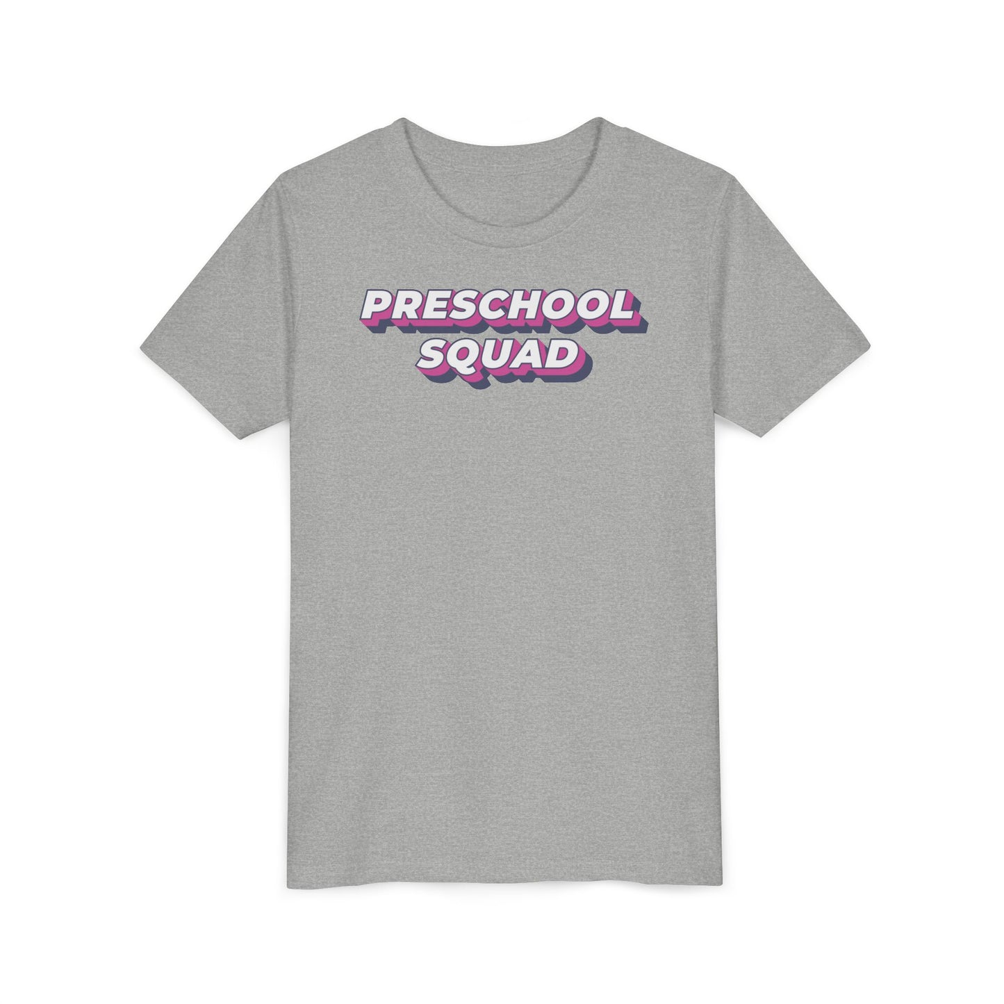Custom Layered Preschool Squad Youth T-Shirt