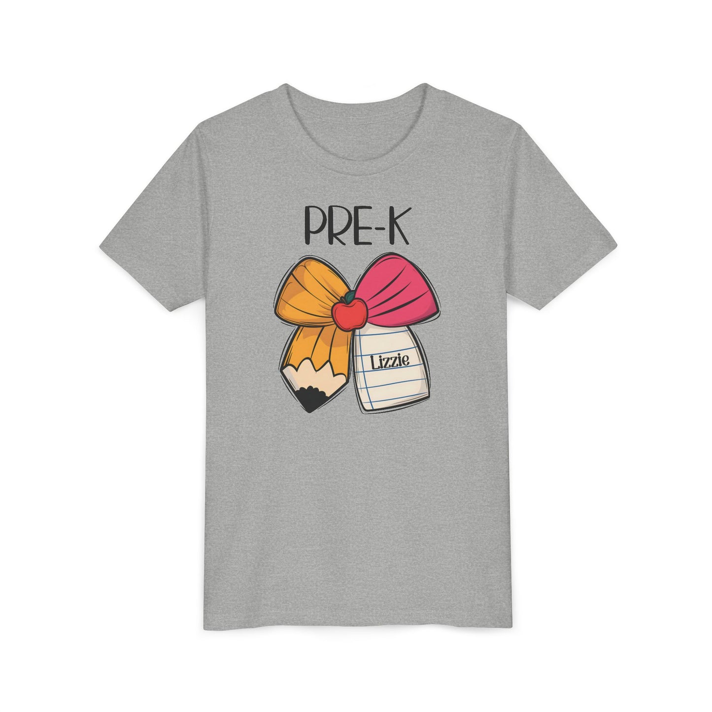 Custom Pre-K Bow Youth T-Shirt