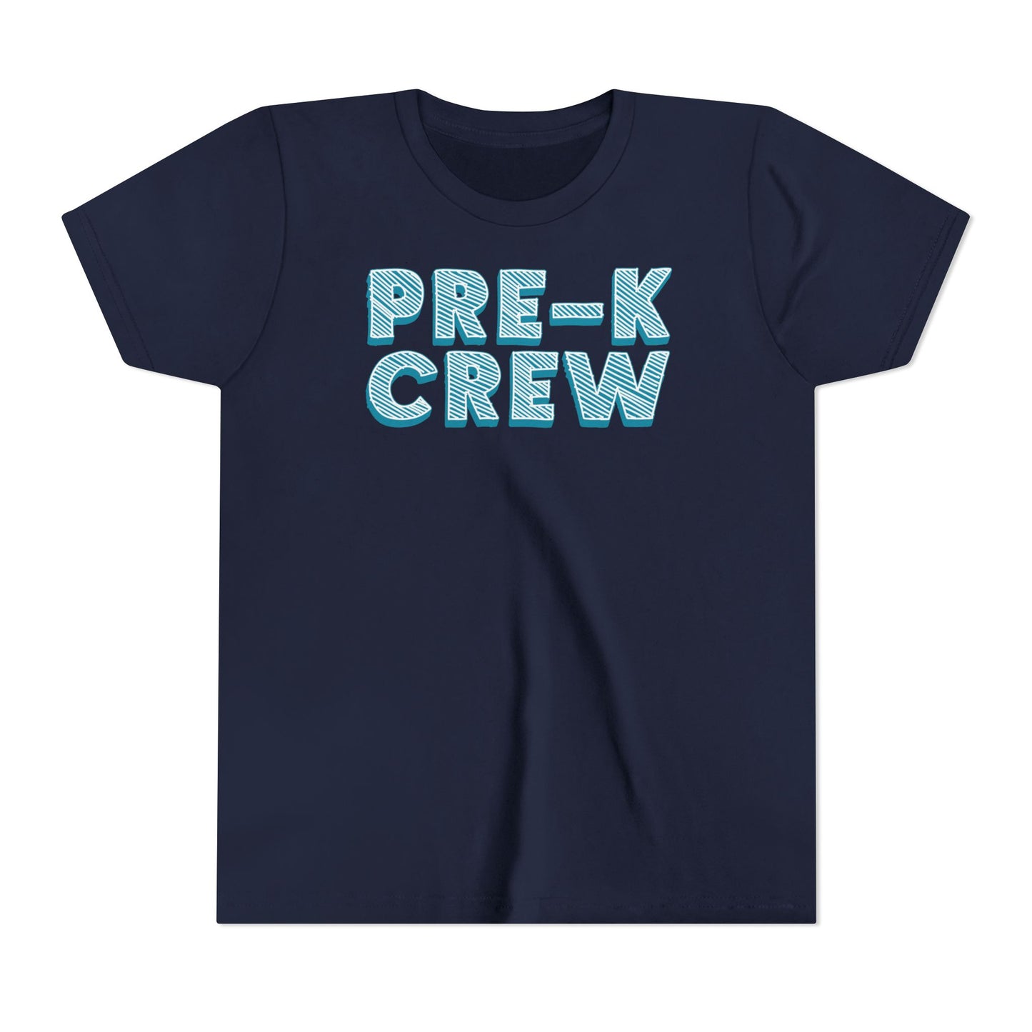 Custom Crossed Out Pre-K Crew Youth T-Shirt