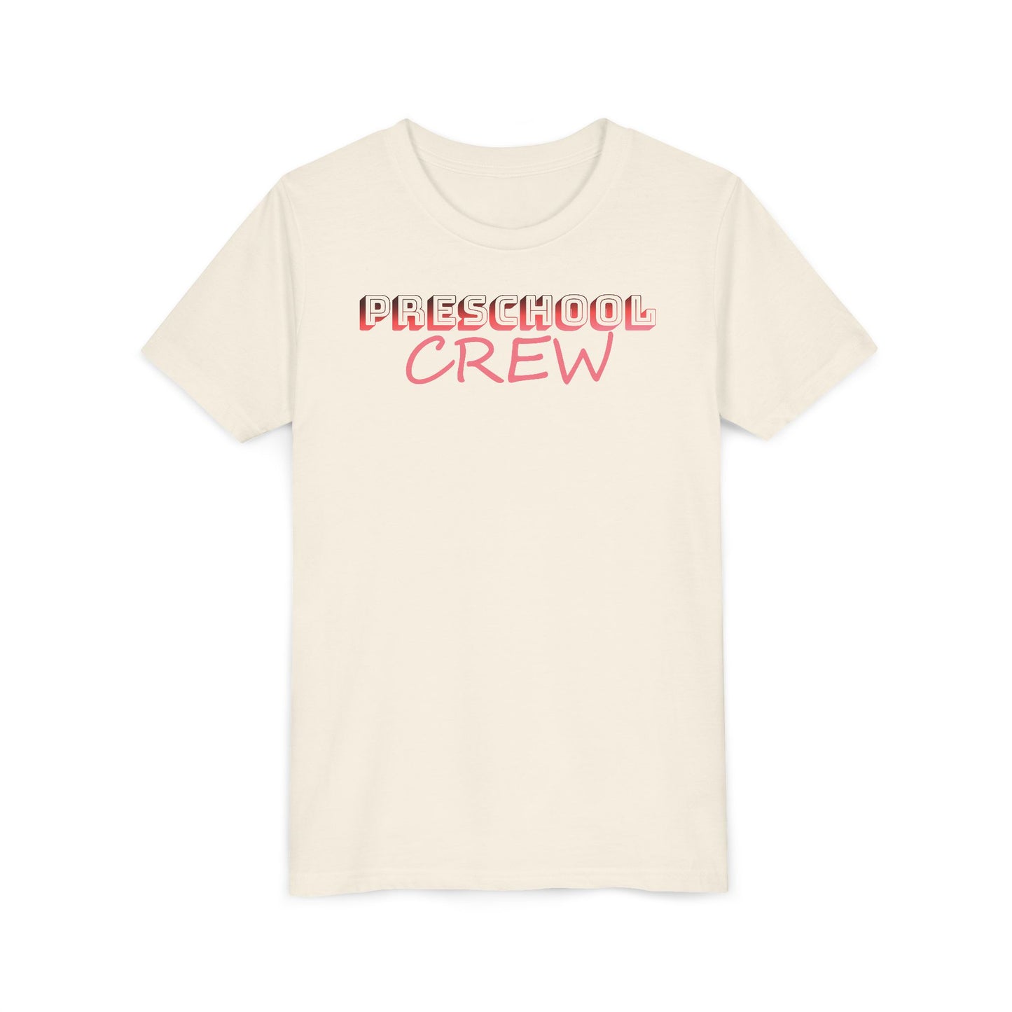 Personalized Preschool Crew Youth Tee - Cute Customizable Kids Shirt