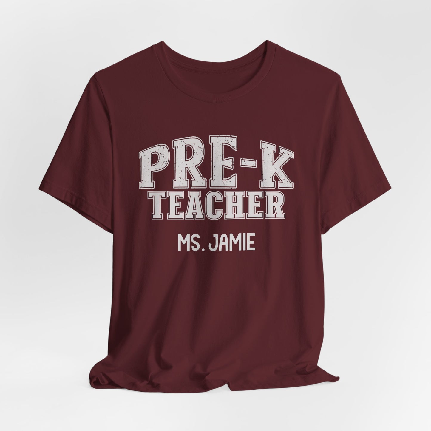 Custom Unisex Pre-K Teacher T-Shirt
