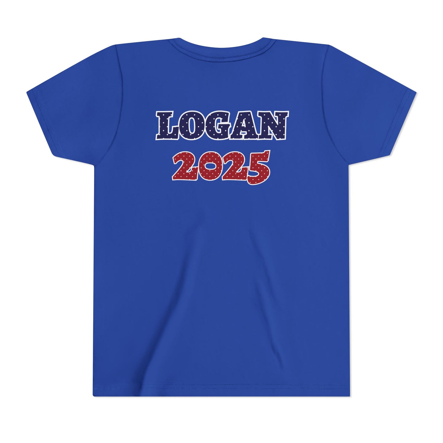 Custom Polka Dot Preschool Crew Youth T-Shirt