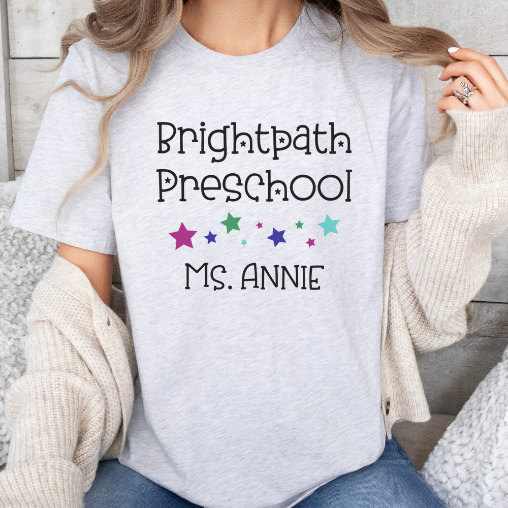 Custom Unisex Preschool Stars T-Shirt