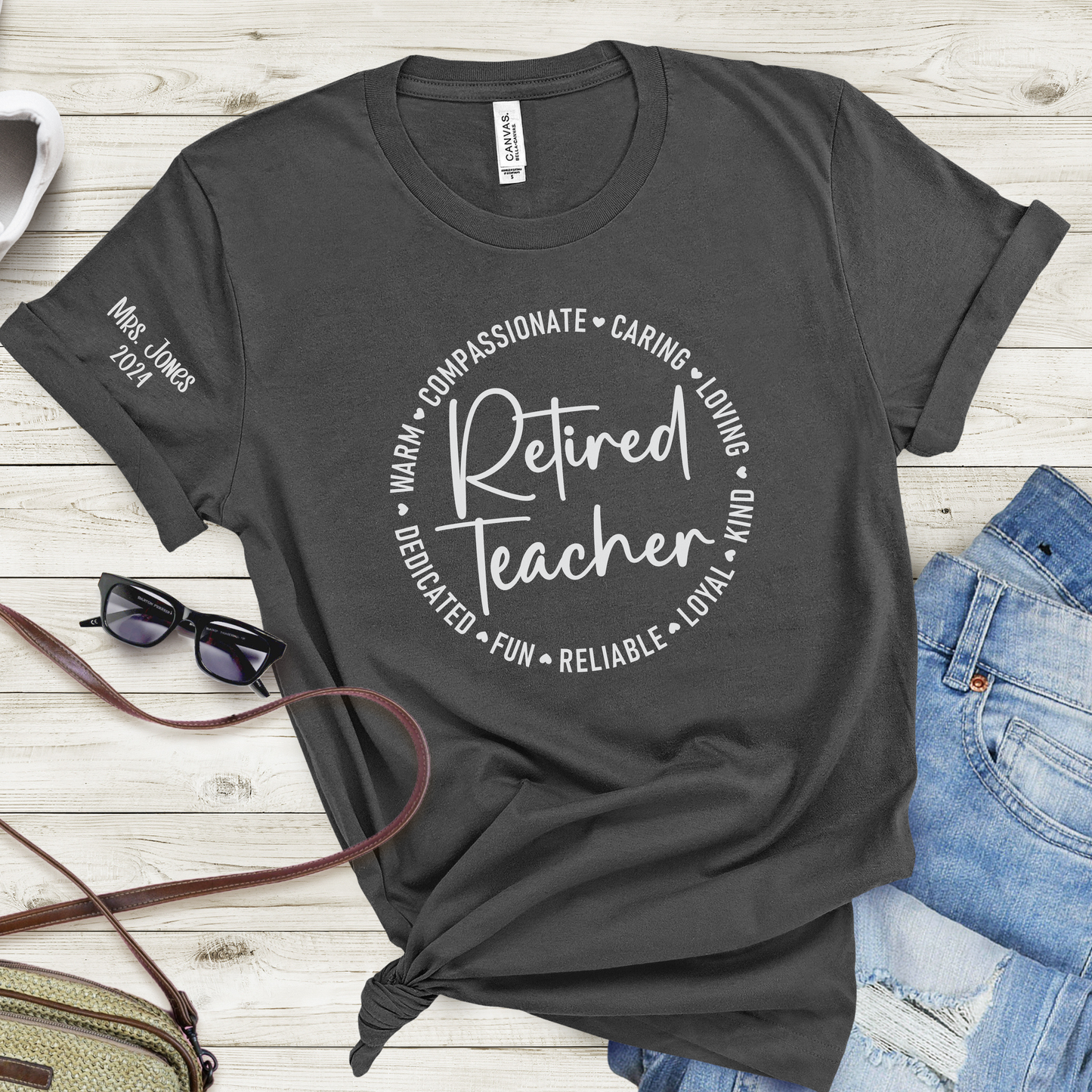 Custom Retired Teacher Unisex T-Shirt