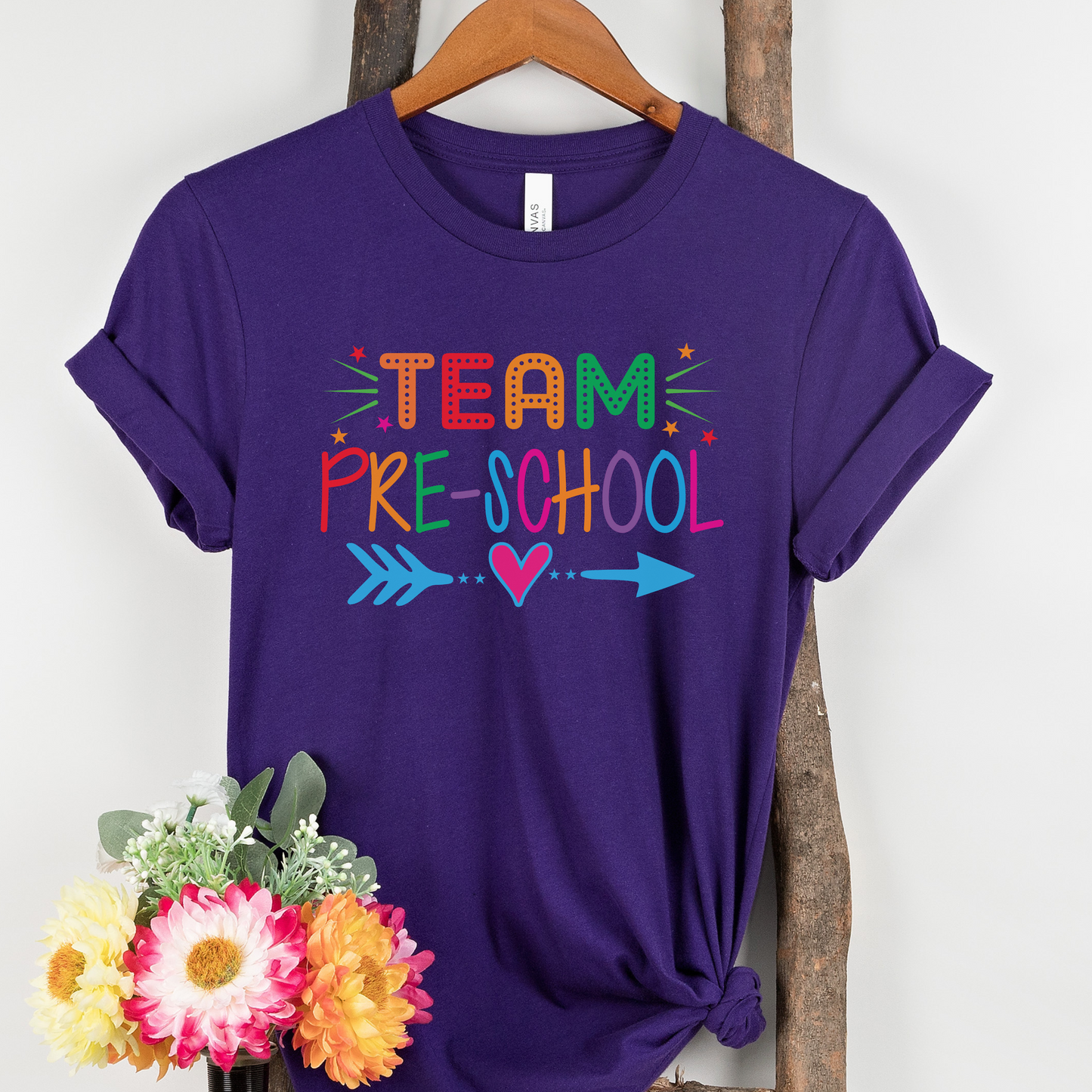 Custom Unisex Colorful Team Preschool T-Shirt