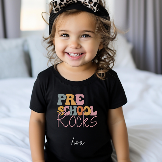 Custom Youth PreSchool Rocks T-Shirt