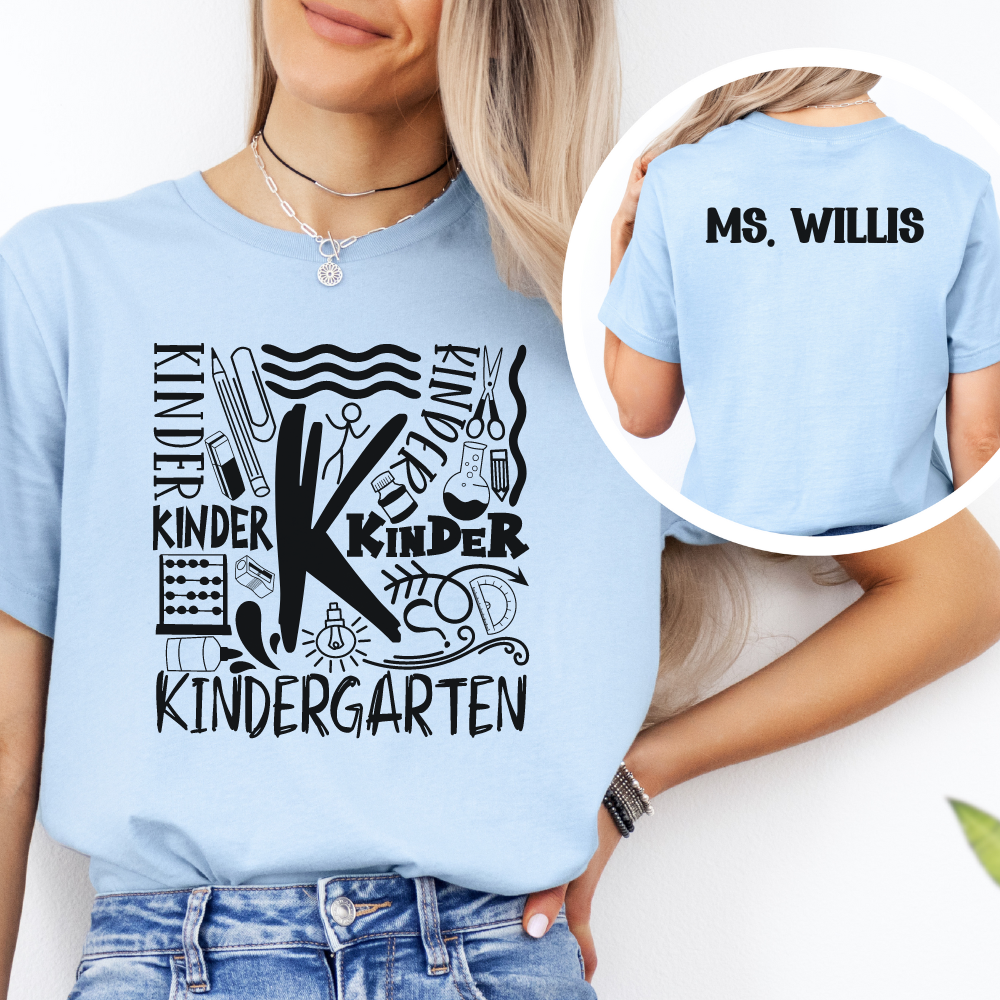 Custom Unisex Kindergarten T-Shirt