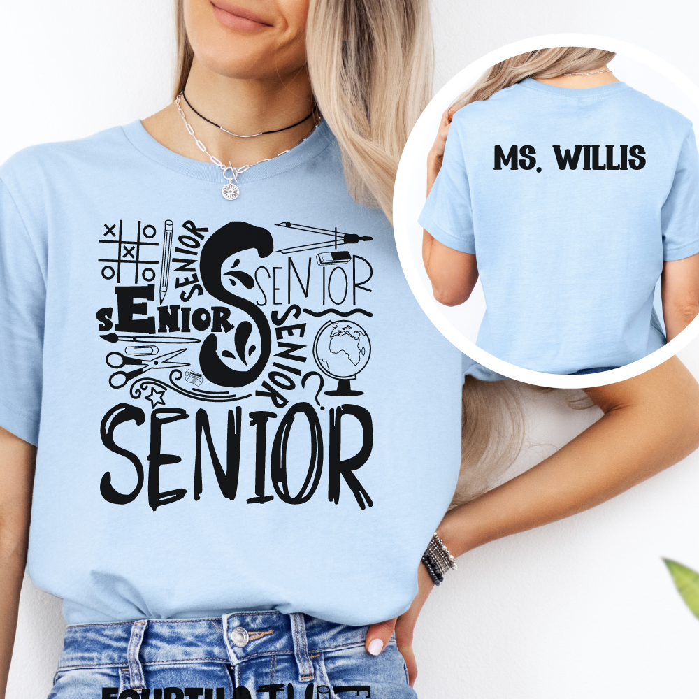 Custom Unisex Senior T-Shirt