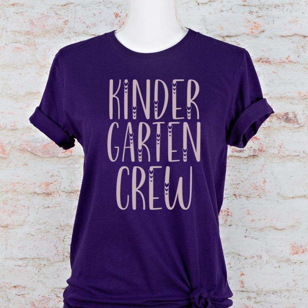 Custom Unisex Kindergarten Crew T-Shirt